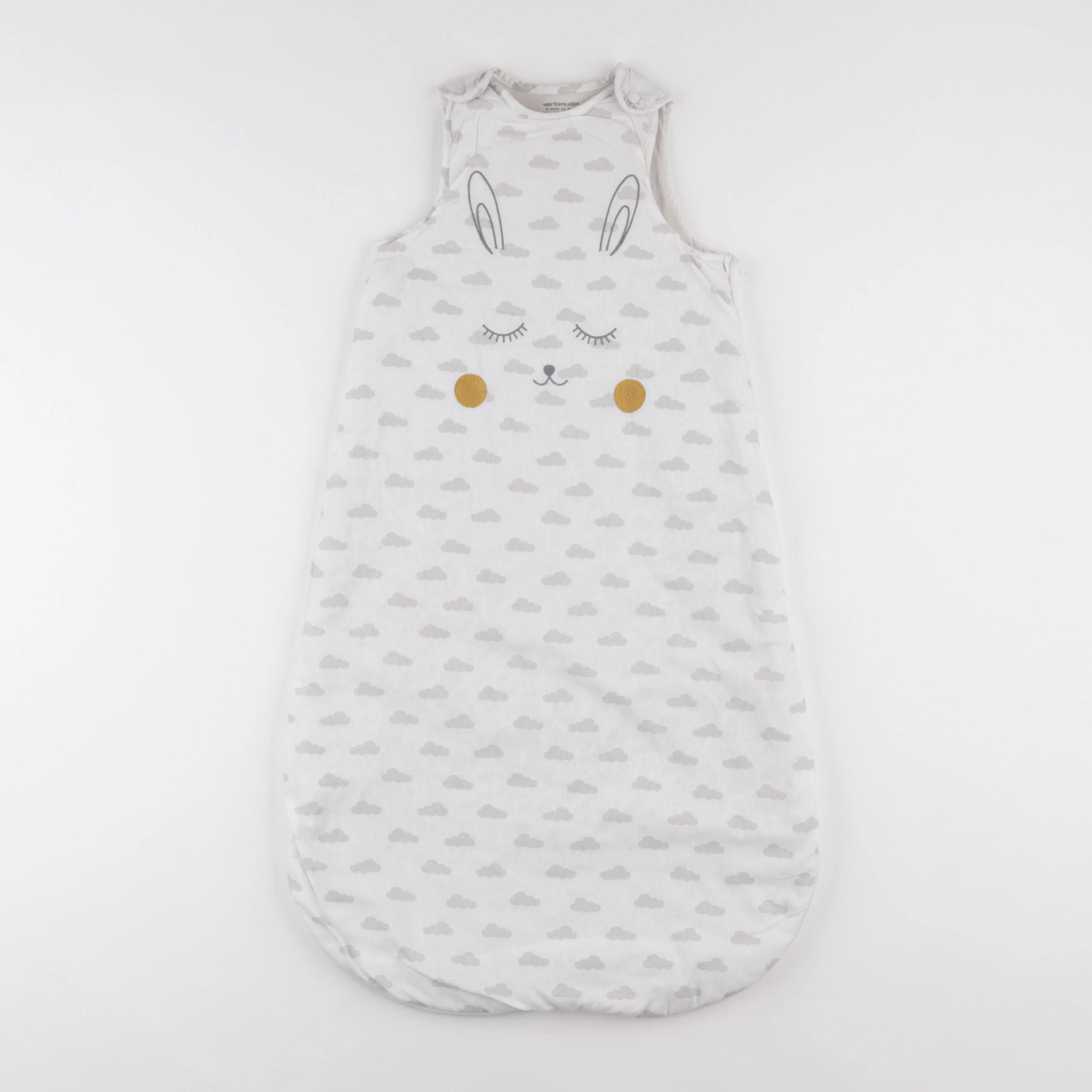 Vertbaudet - gigoteuse blanc, gris - 6/18 mois