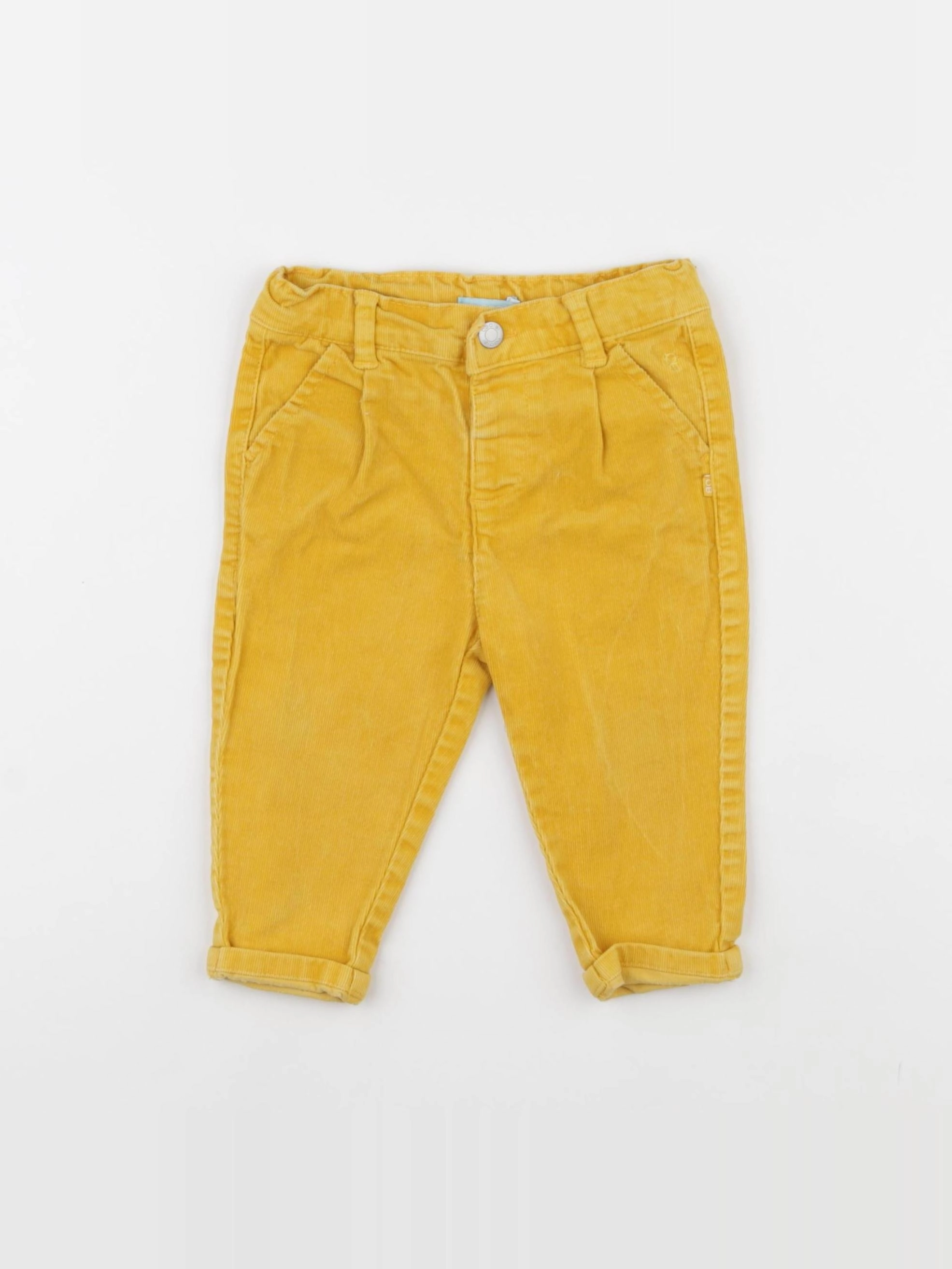 Obaïbi - pantalon jaune - 12 mois