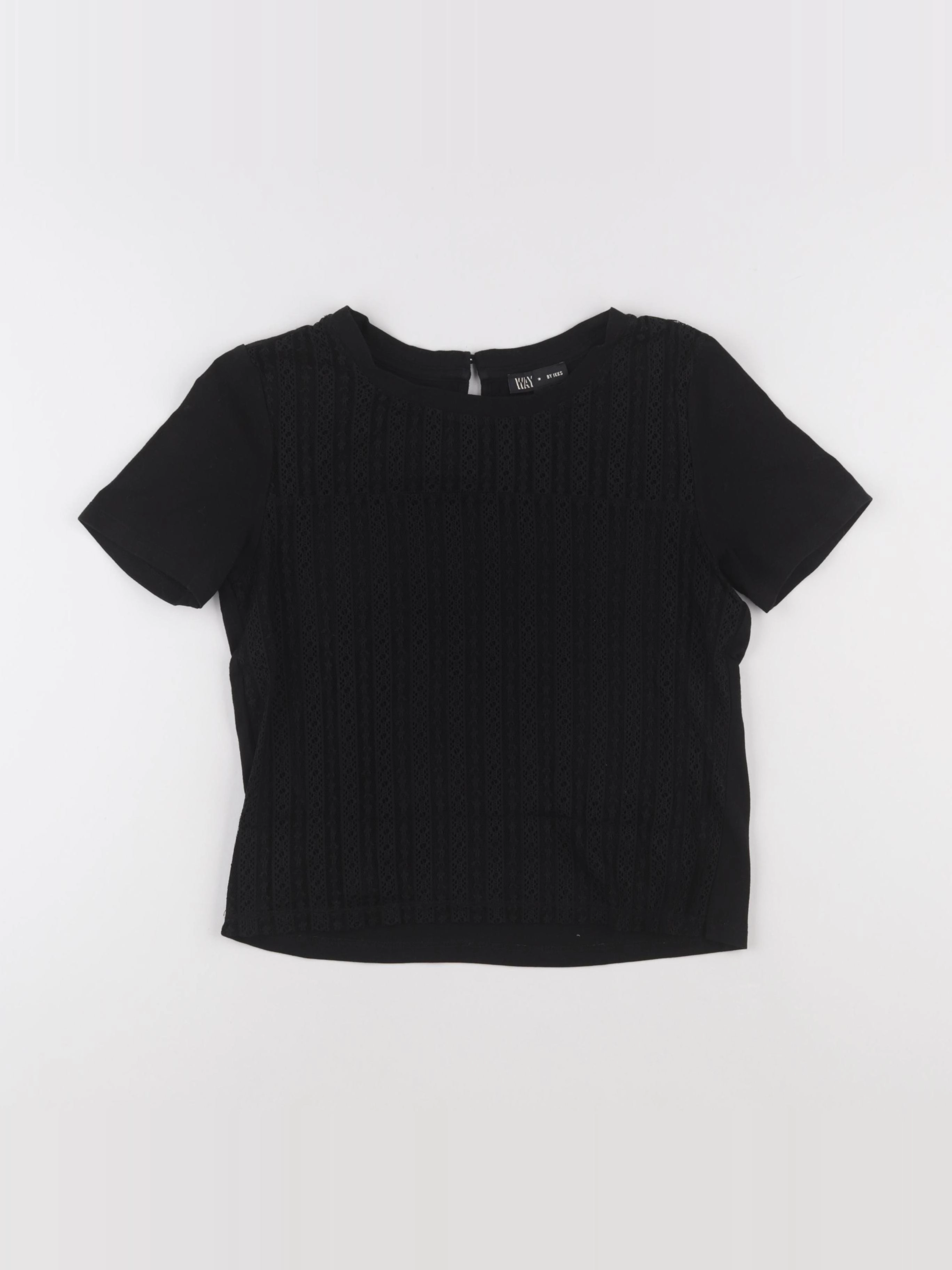 IKKS - tee-shirt noir - 12 ans