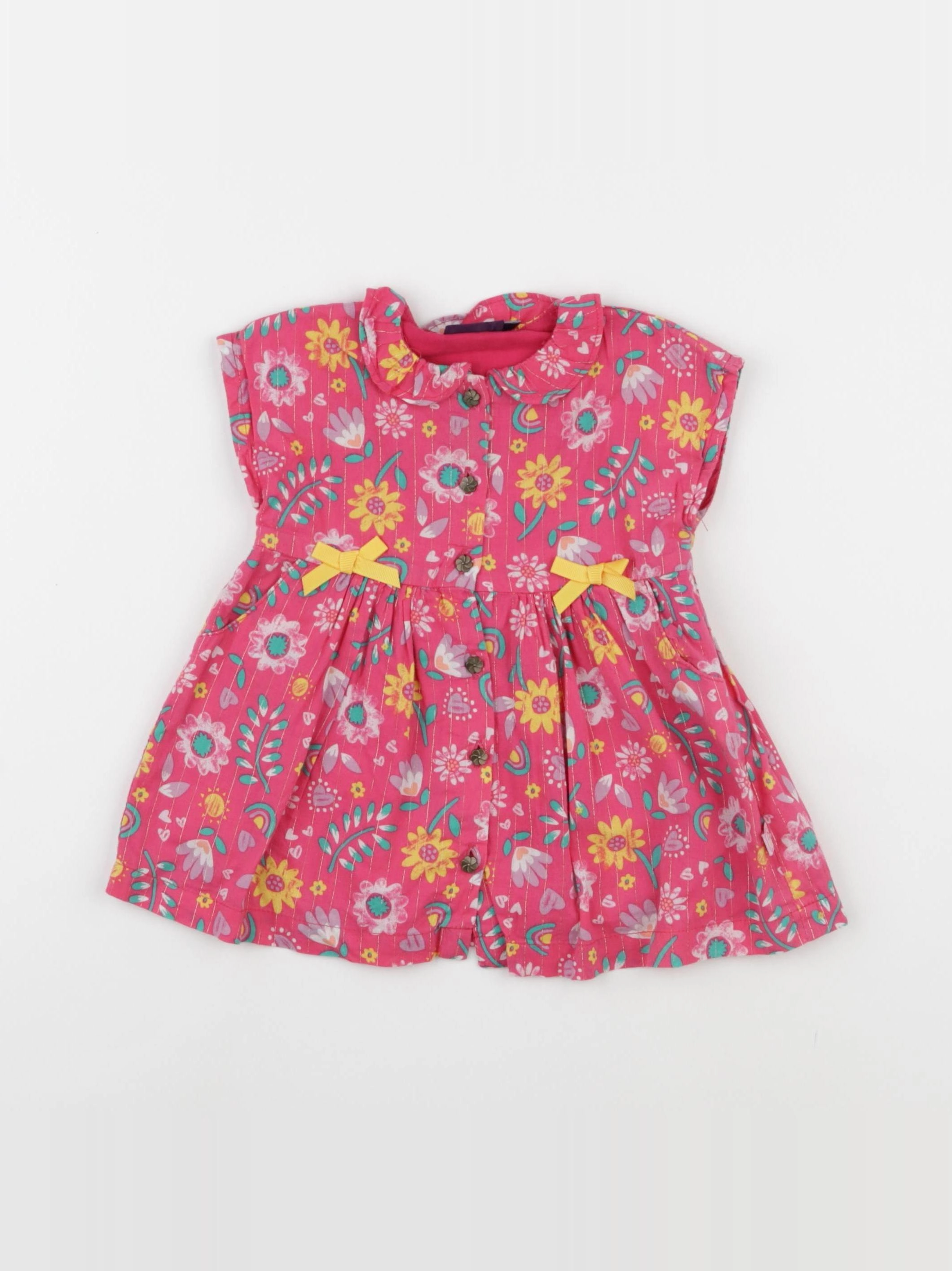 Sergent Major - robe rose - 6 mois