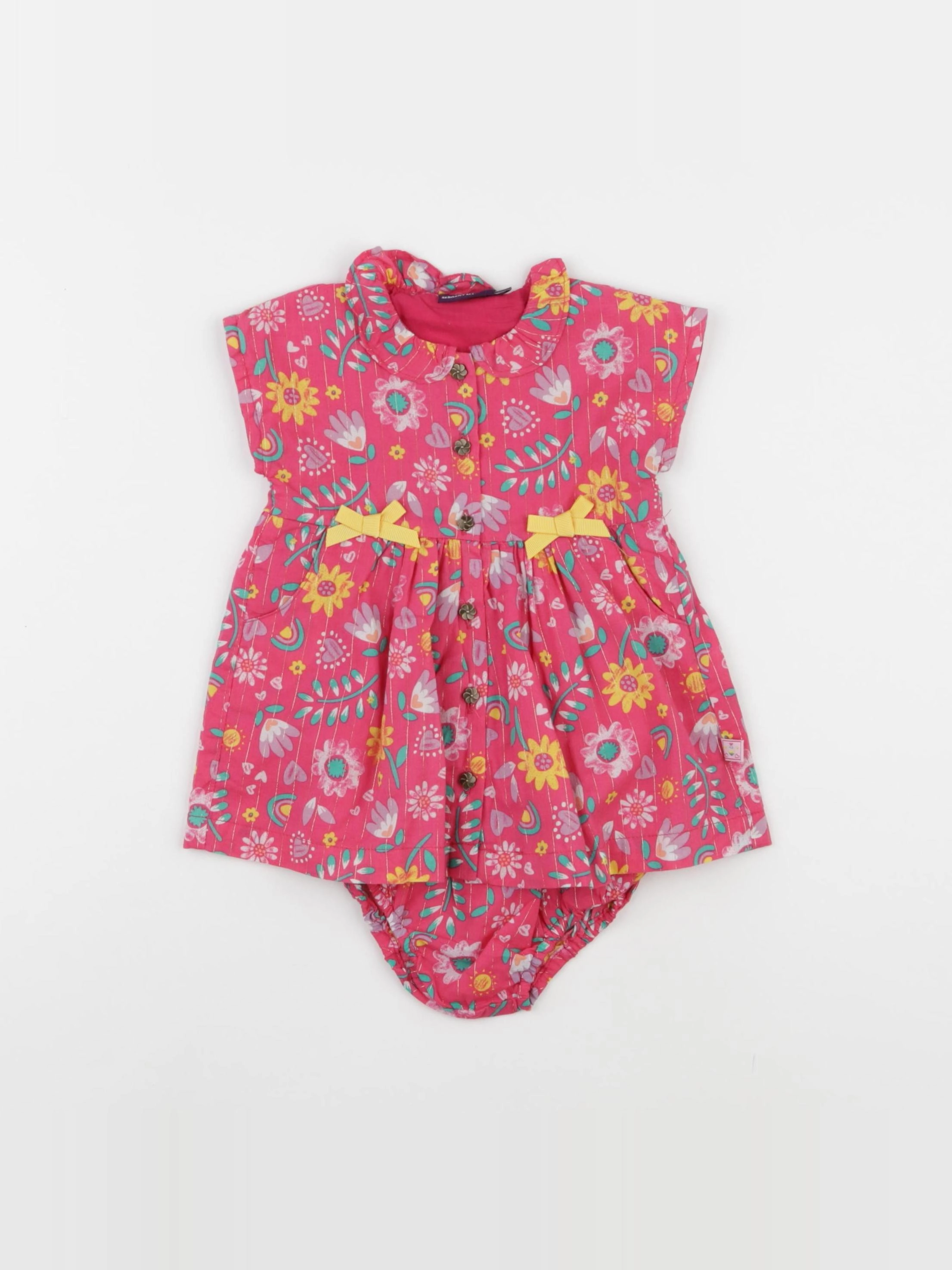 Sergent Major - robe rose - 3 mois