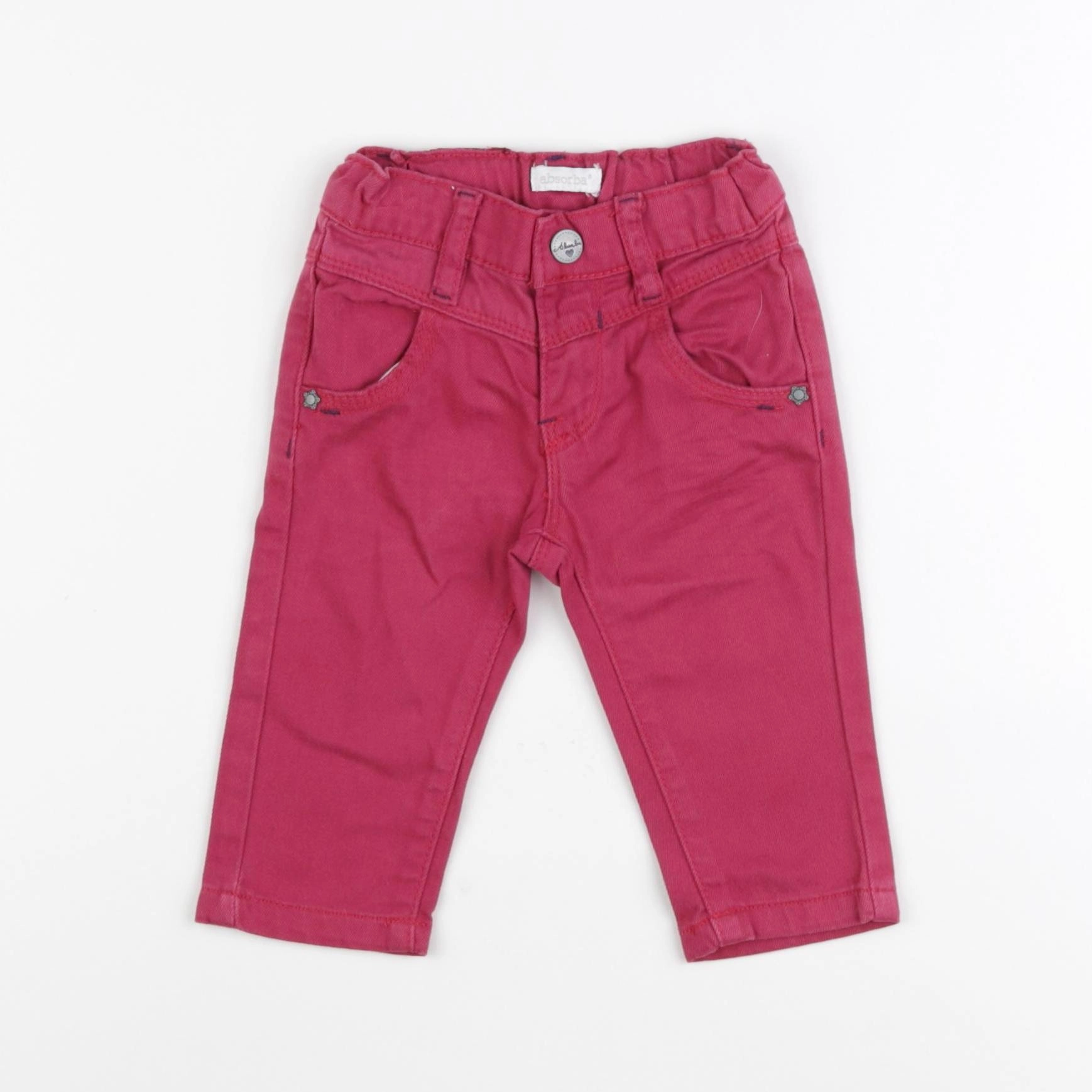 Absorba - jean rouge - 6 mois