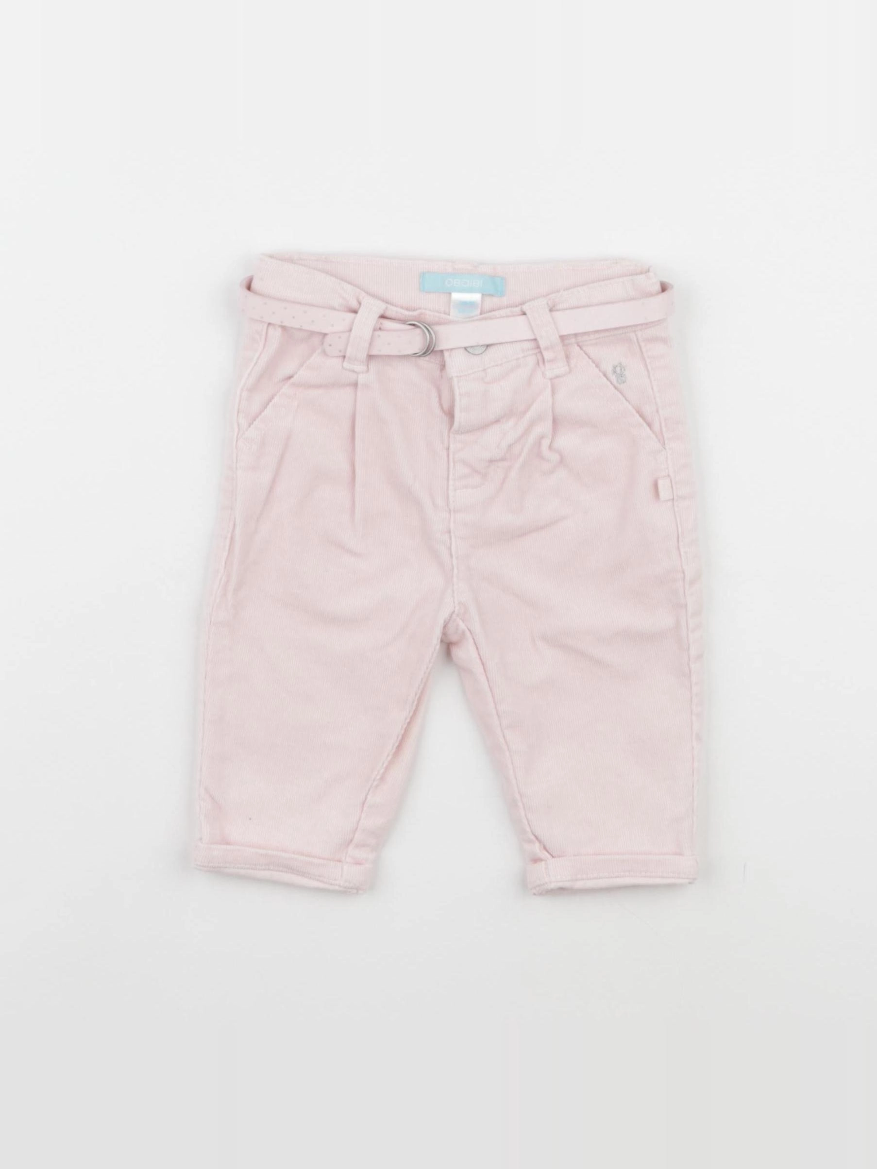 Obaïbi - pantalon rose - 3 mois
