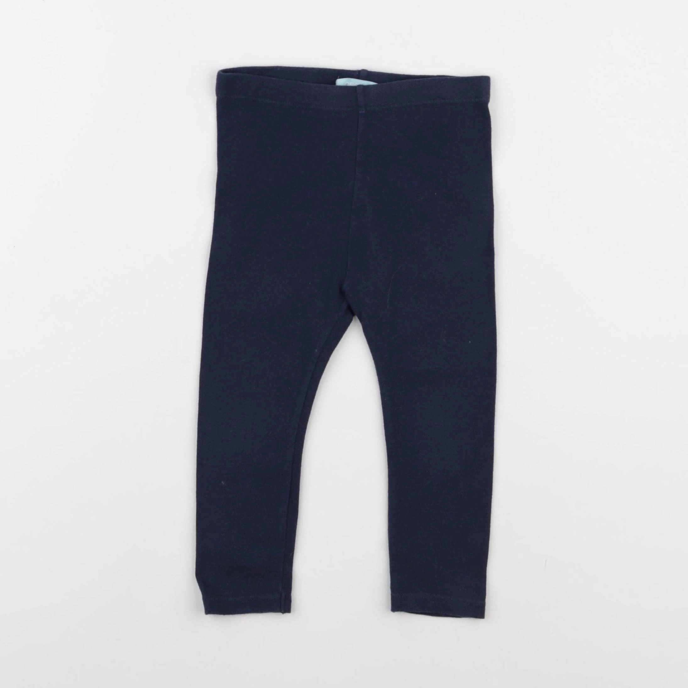 Obaïbi - legging bleu - 24 mois