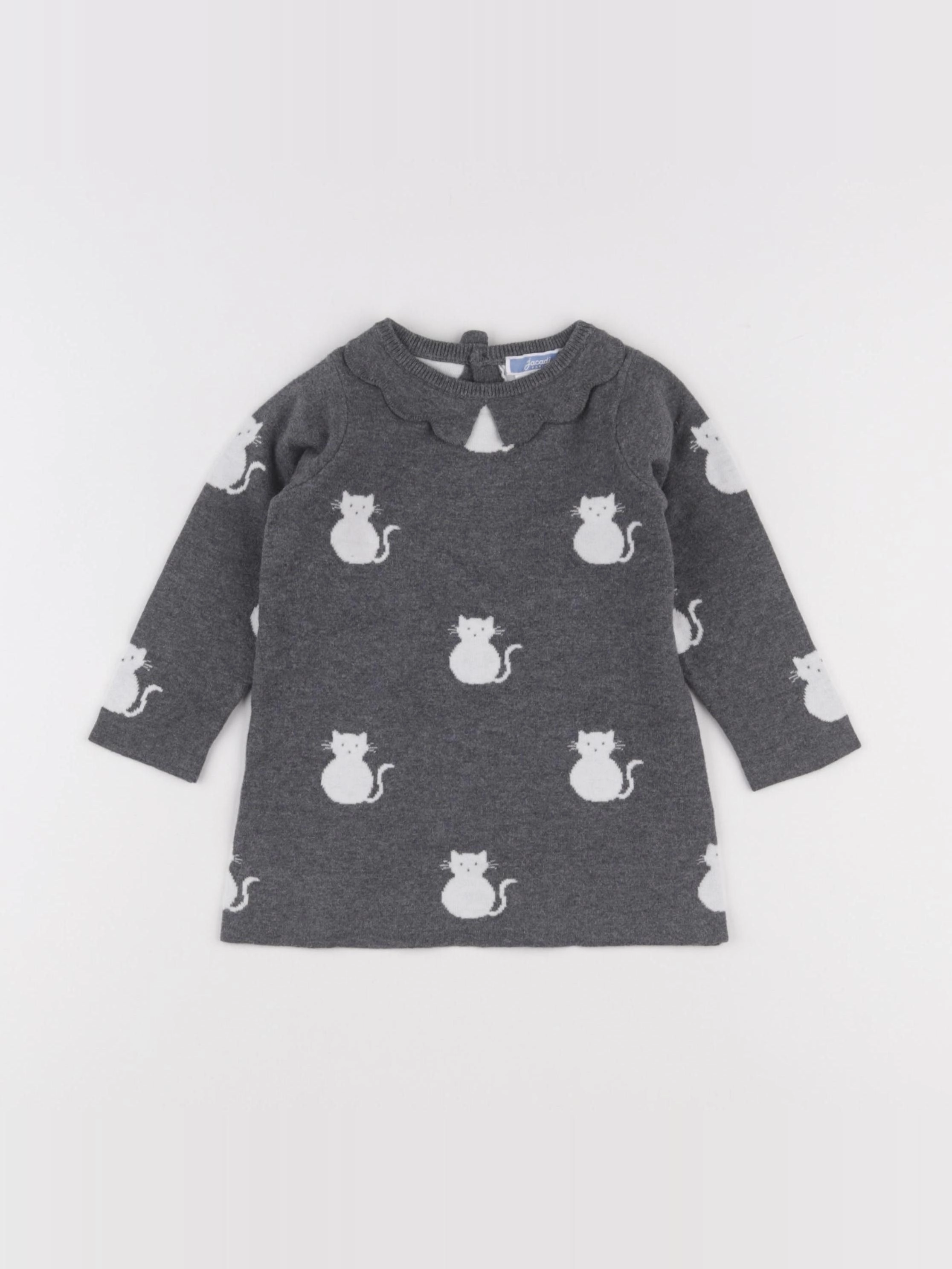Jacadi - robe gris - 12 mois