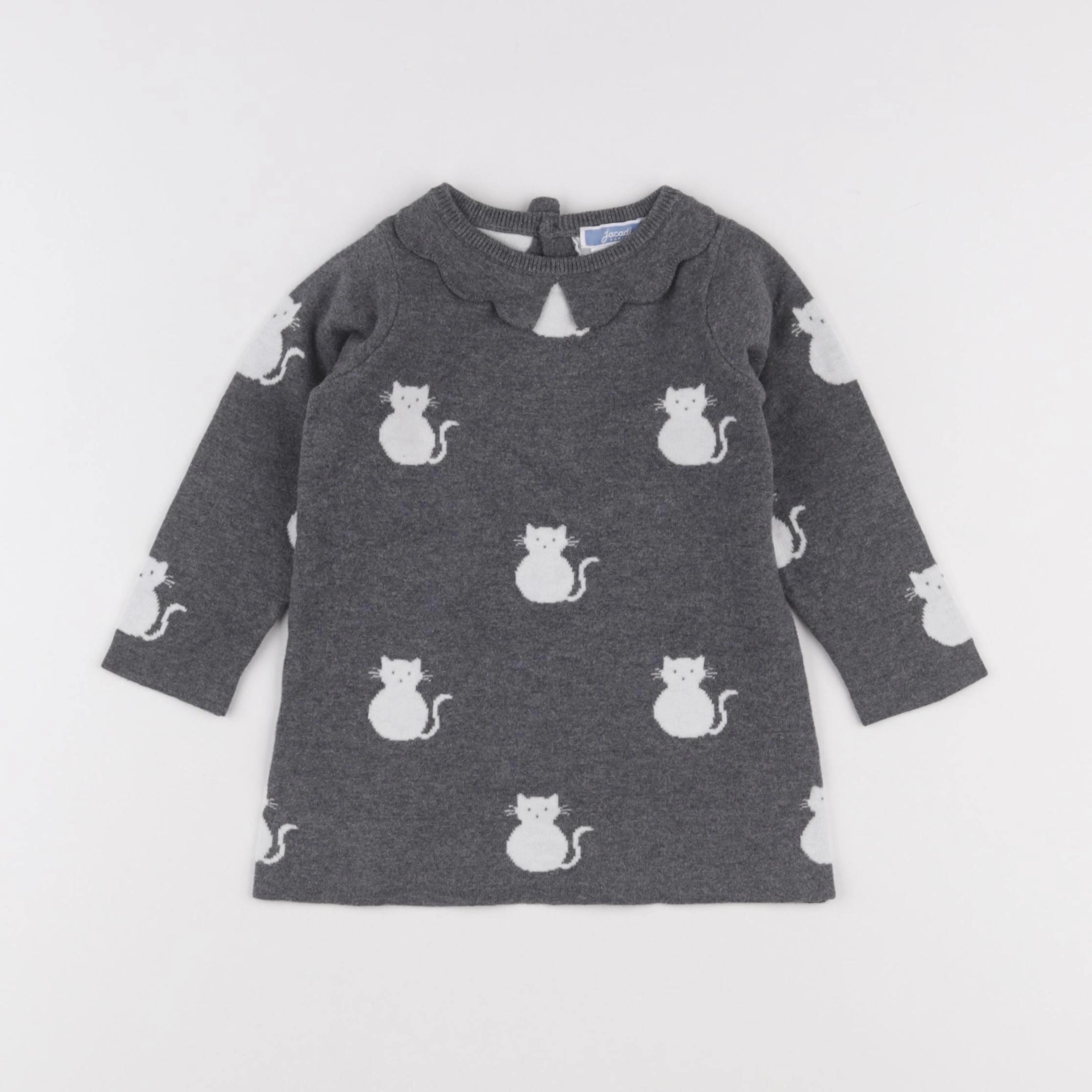 Jacadi - robe gris - 12 mois