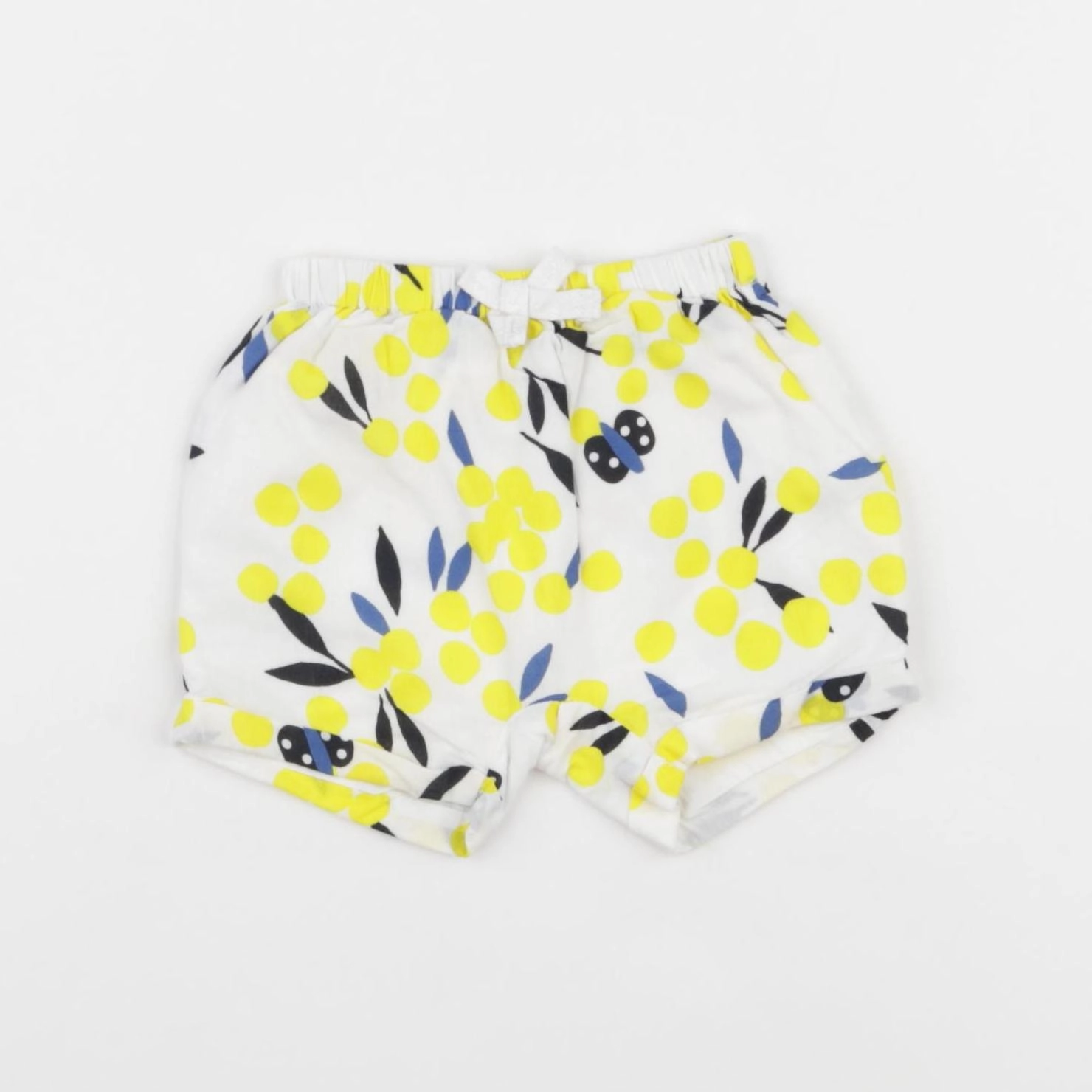 Catimini - short blanc, bleu, jaune - 3 mois