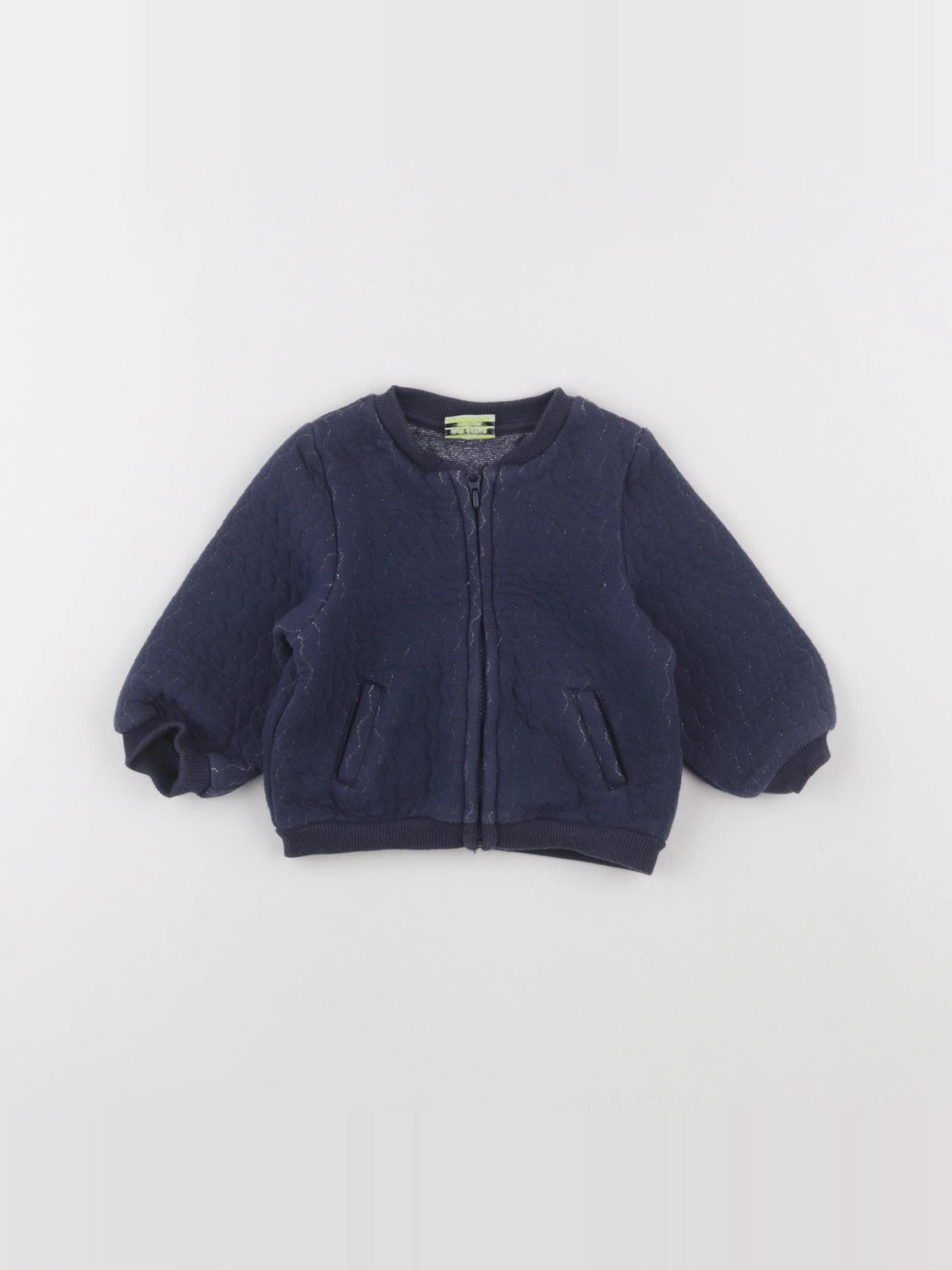 Tape à l'oeil - sweat bleu - 9 mois