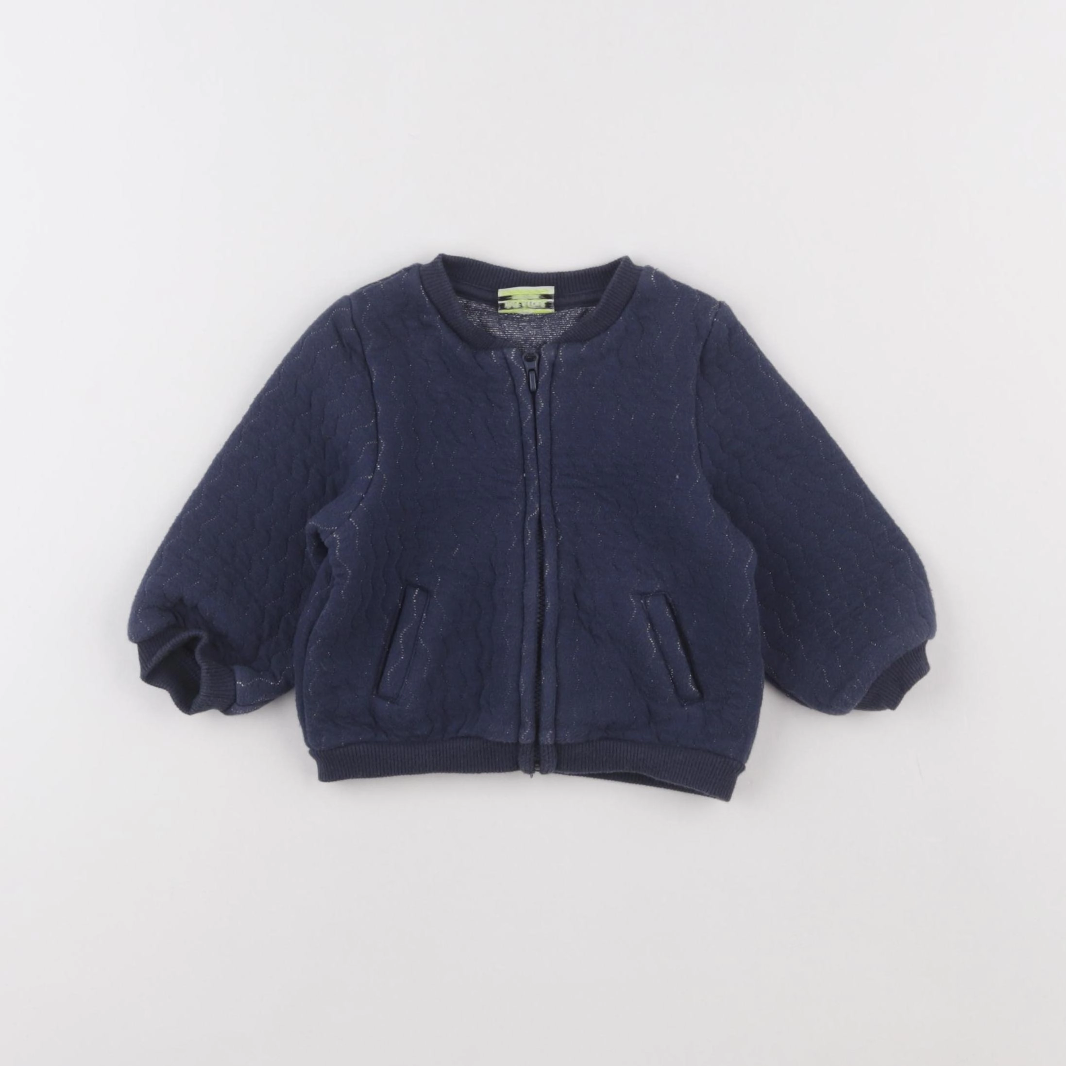 Tape à l'oeil - sweat bleu - 9 mois