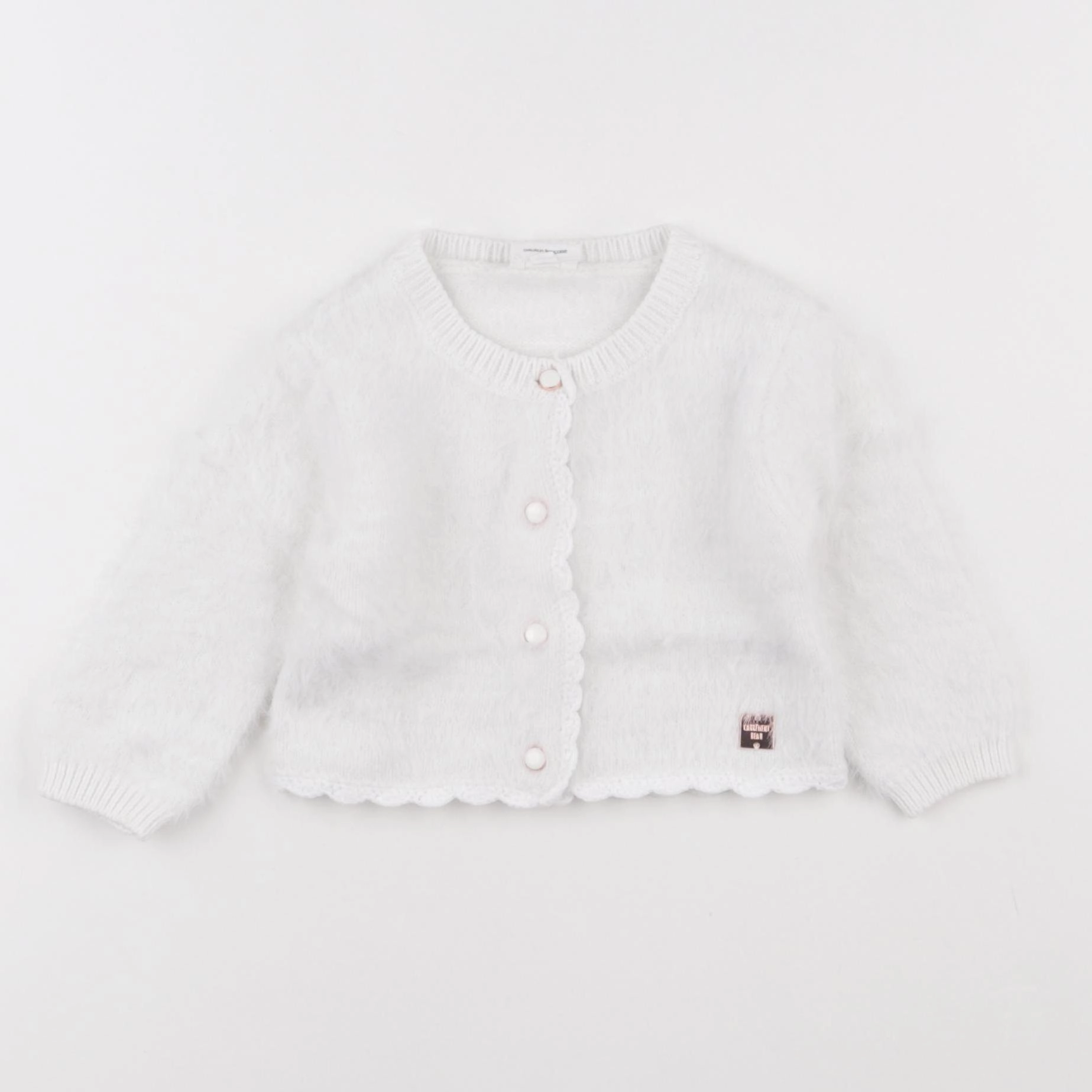 Carrément Beau - gilet blanc - 9 mois