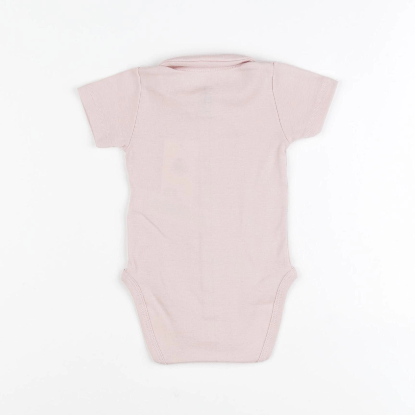 Petit Bateau - body à col rose - 12 mois
