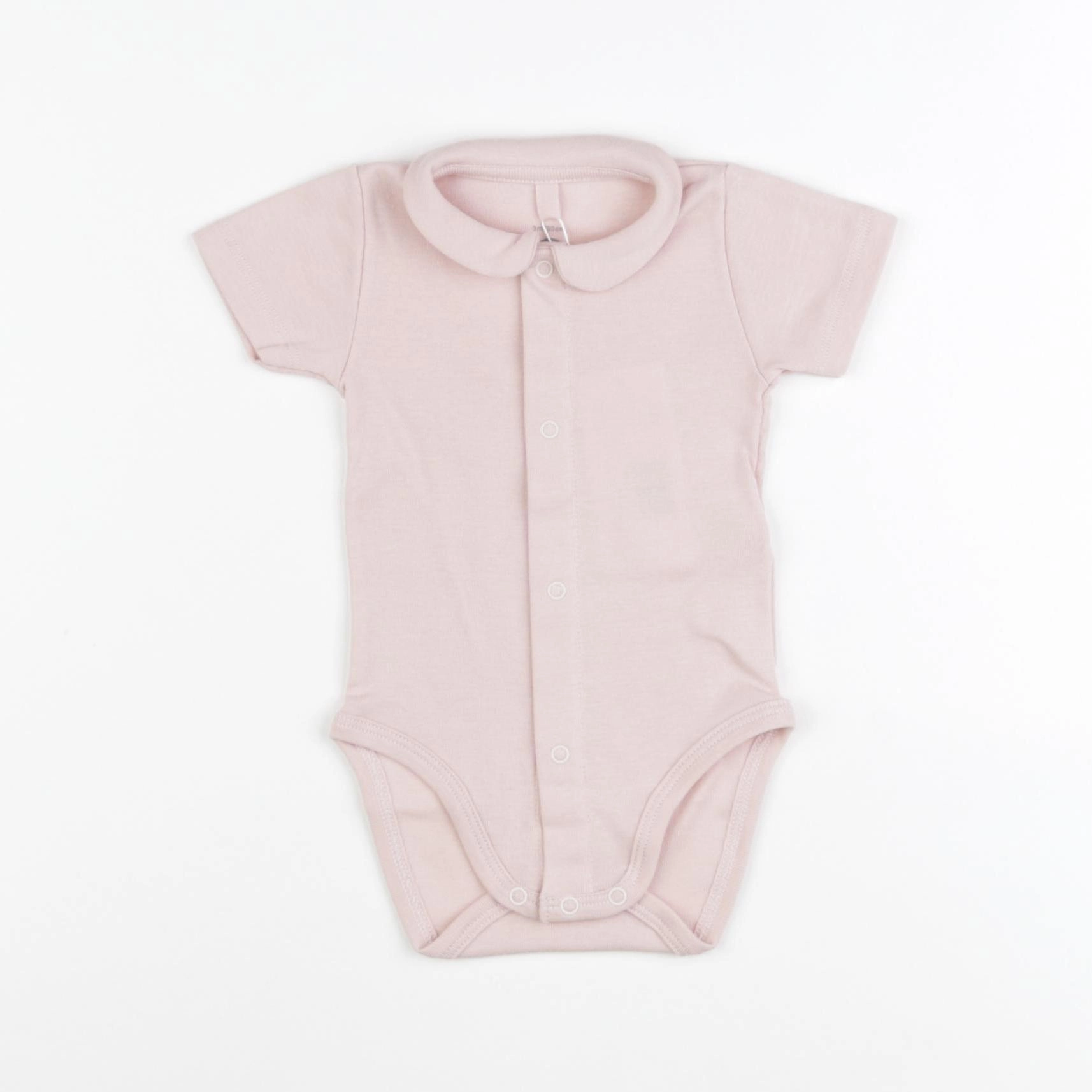 Petit Bateau - body à col rose - 18 mois