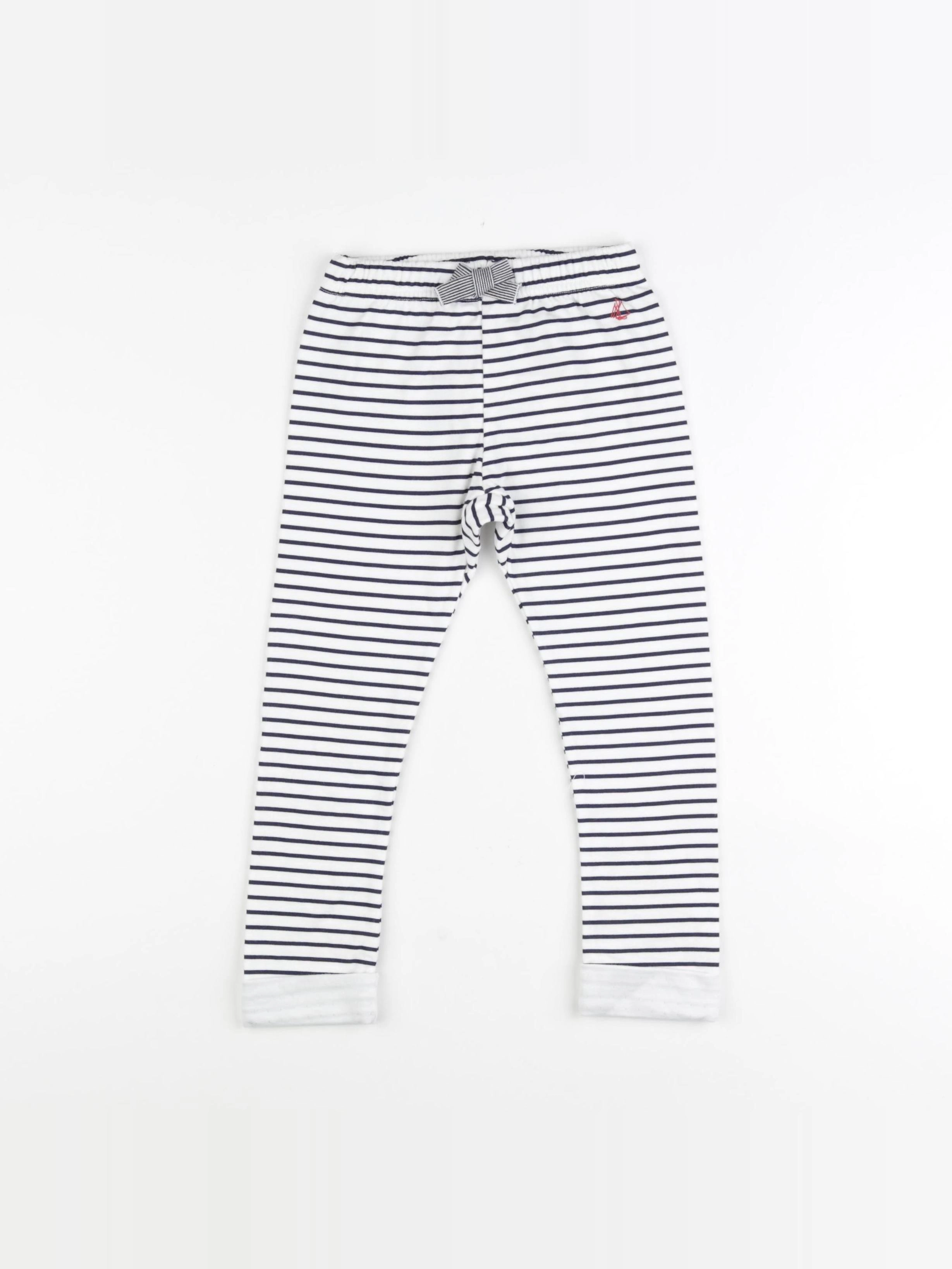 Petit Bateau - pantalon beige, bleu - 12 mois