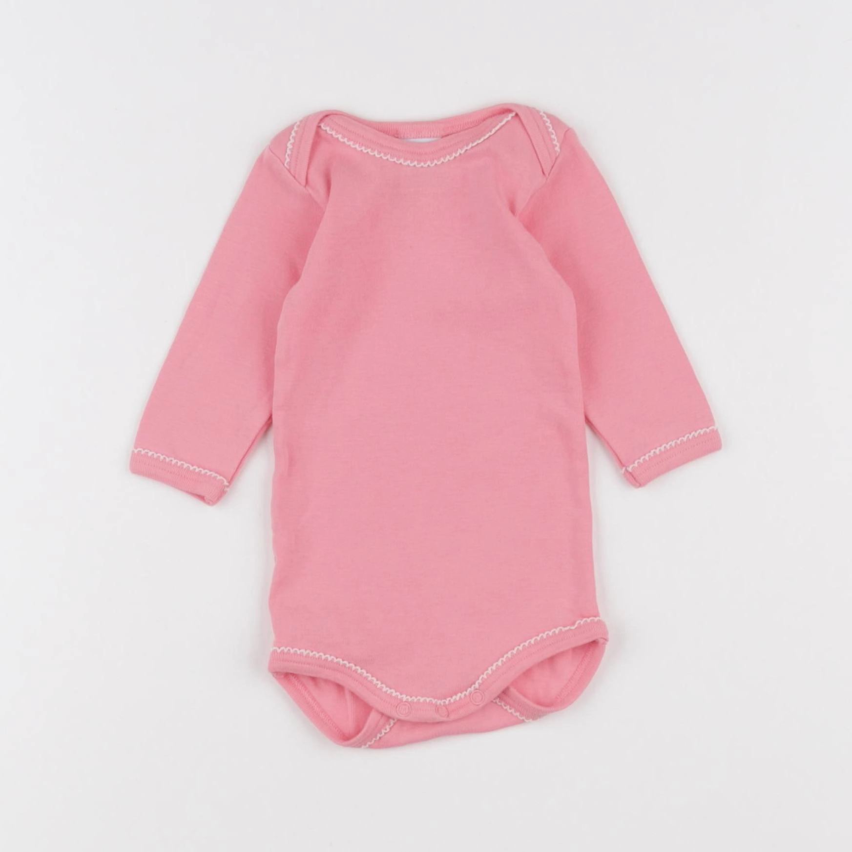Petit Bateau - body rose - 3 mois