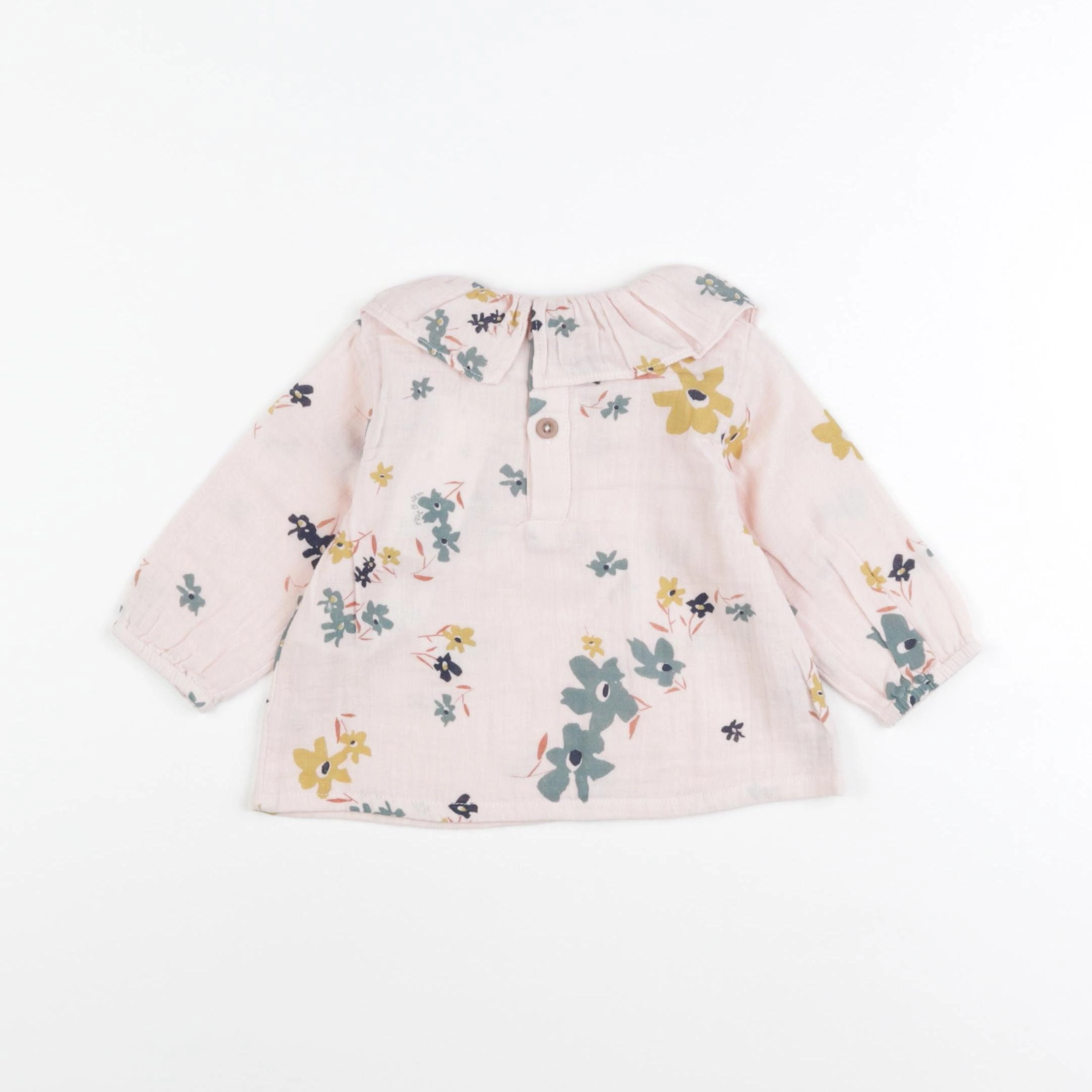 Petit Bateau - blouse rose - 24 mois