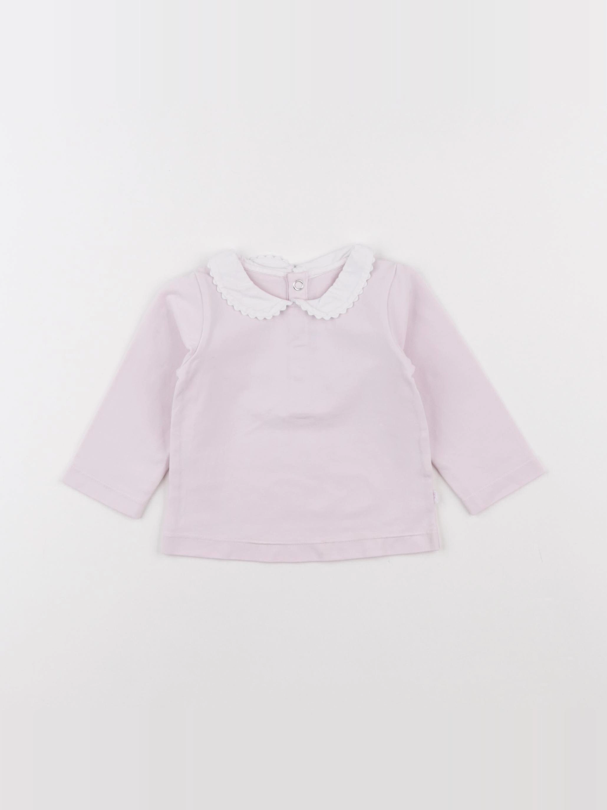 Jacadi - tee-shirt rose - 6 mois