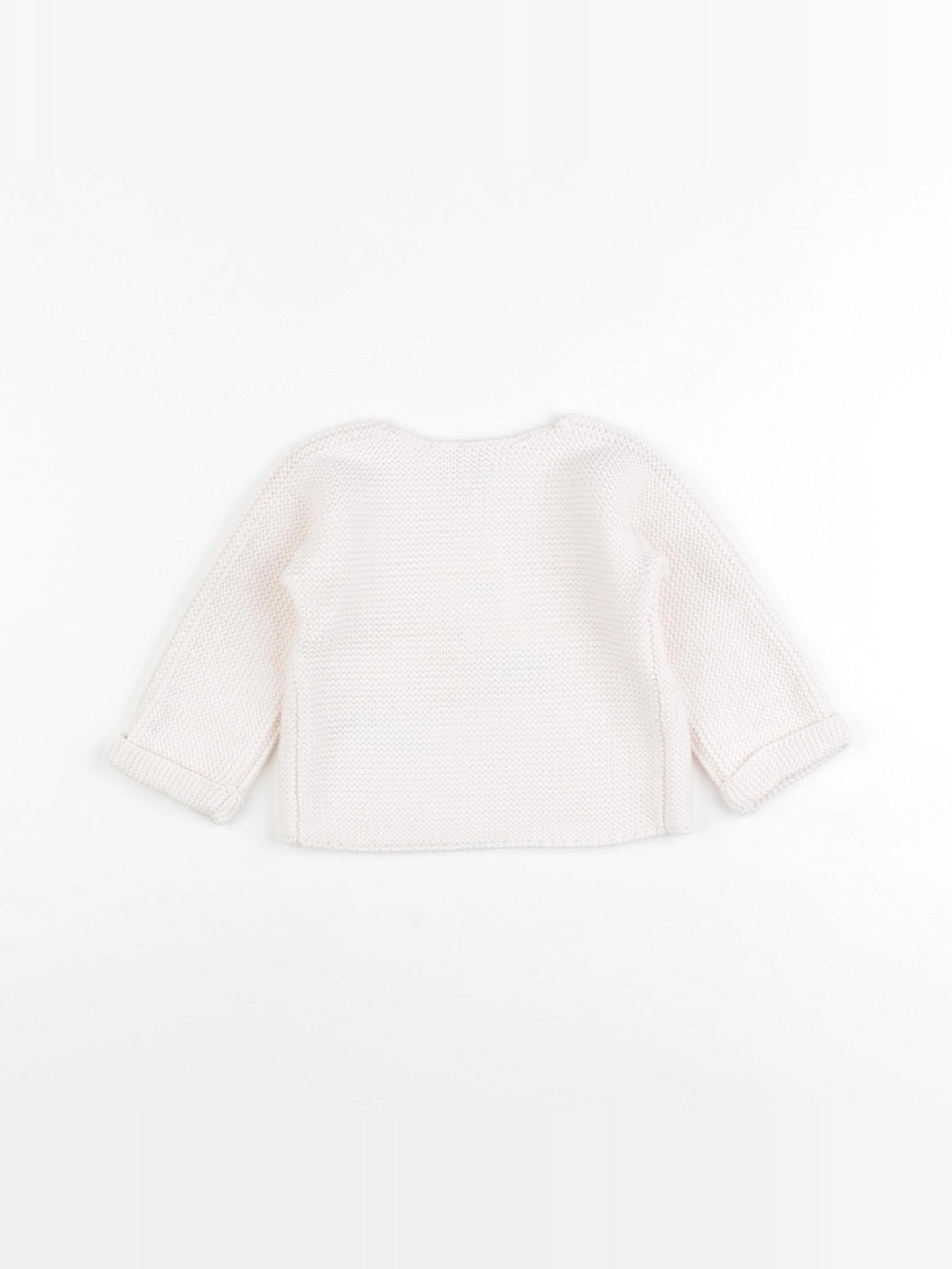 Petit Bateau - gilet rose - 12 mois