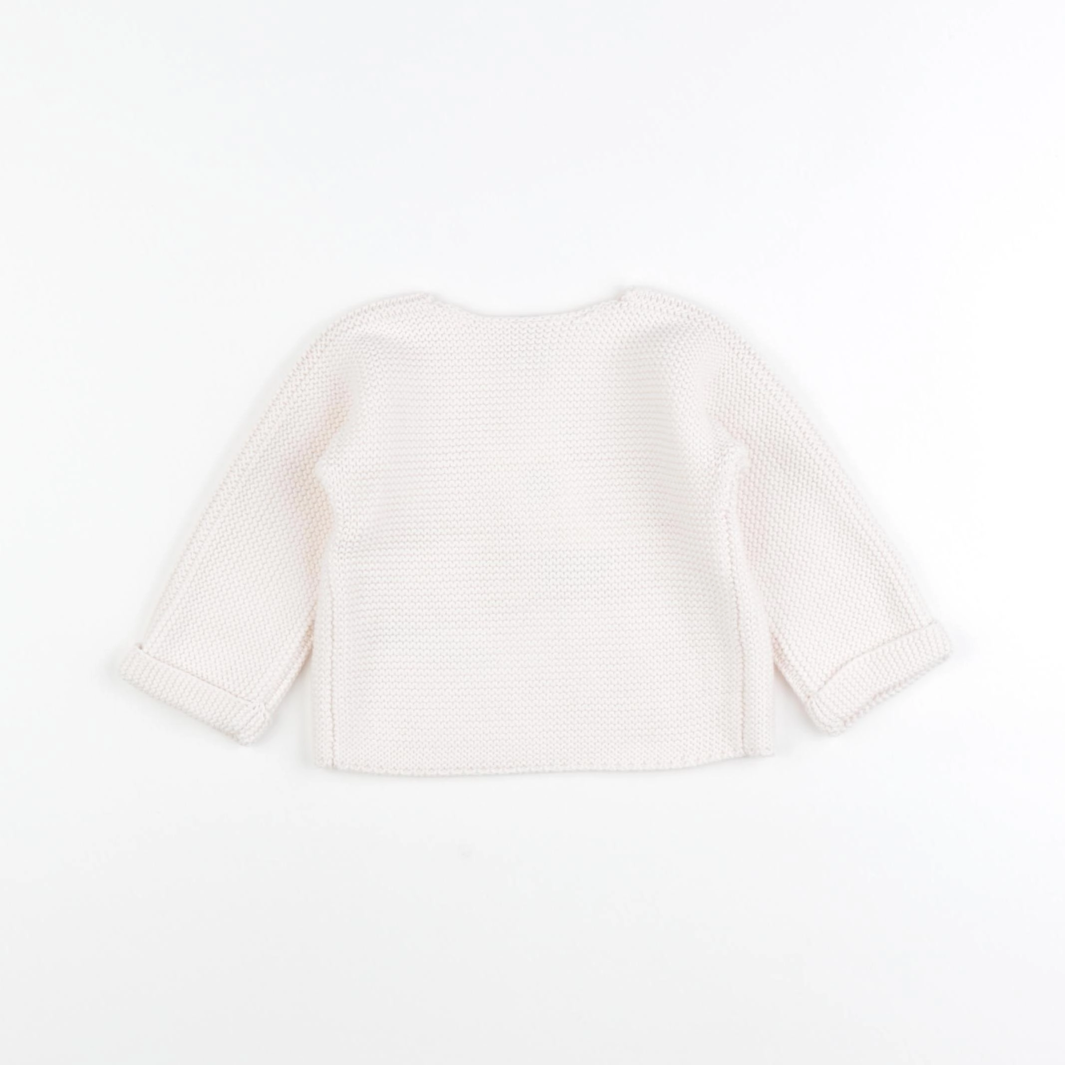 Petit Bateau - gilet rose - 12 mois