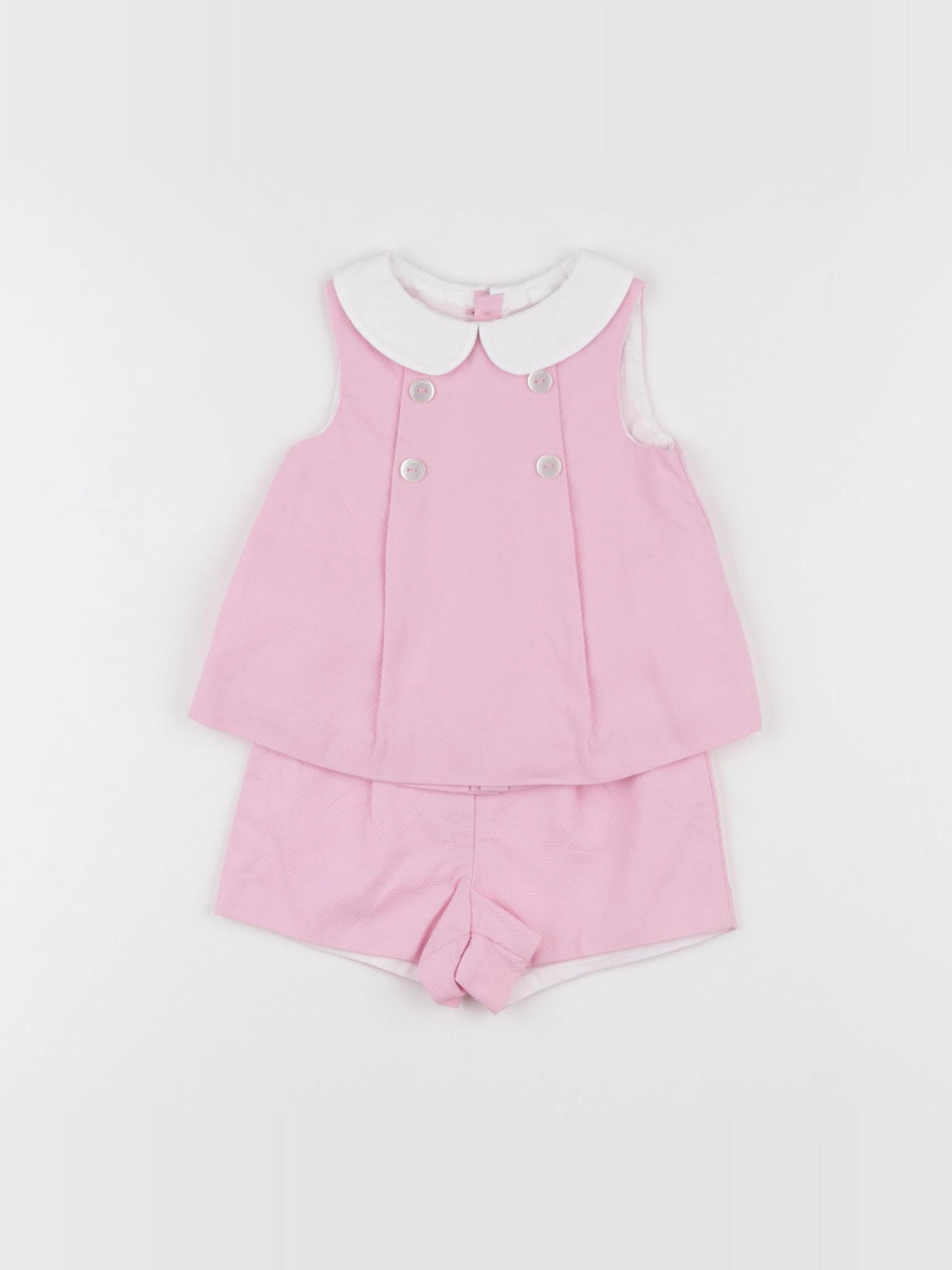 Jacadi - ensemble rose - 12 mois