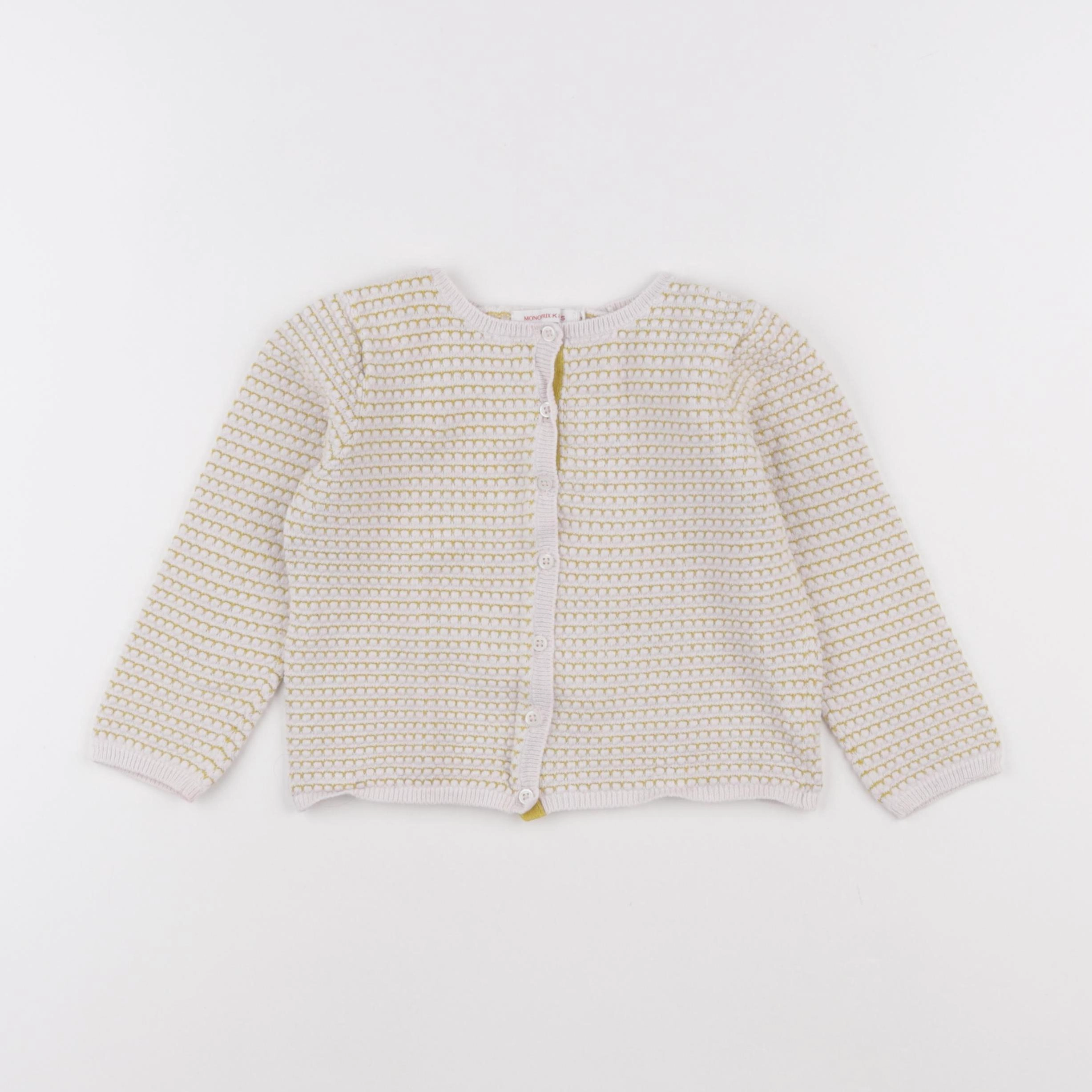 Monoprix - gilet jaune - 3 ans
