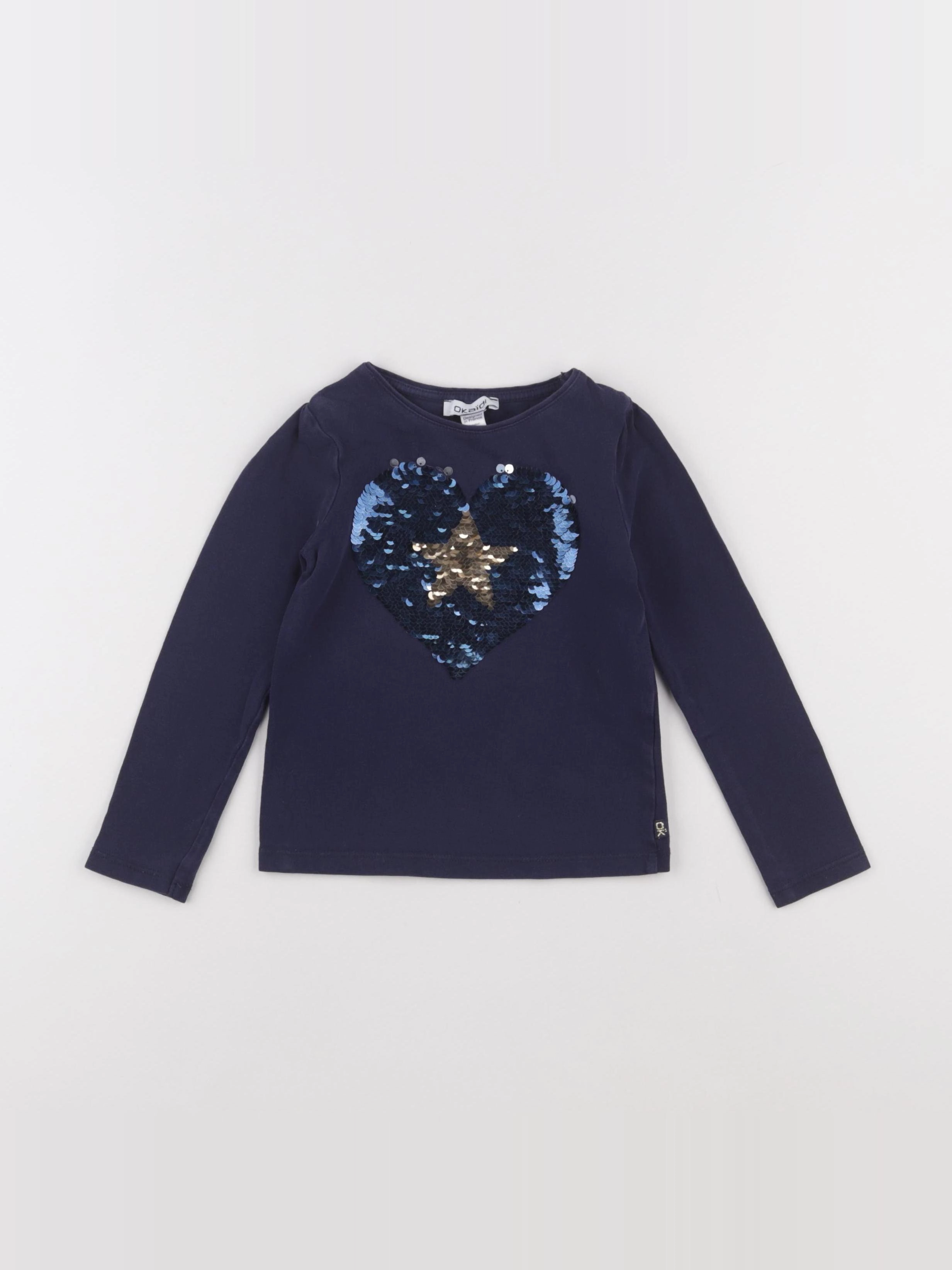 Okaidi - tee-shirt bleu - 3 ans