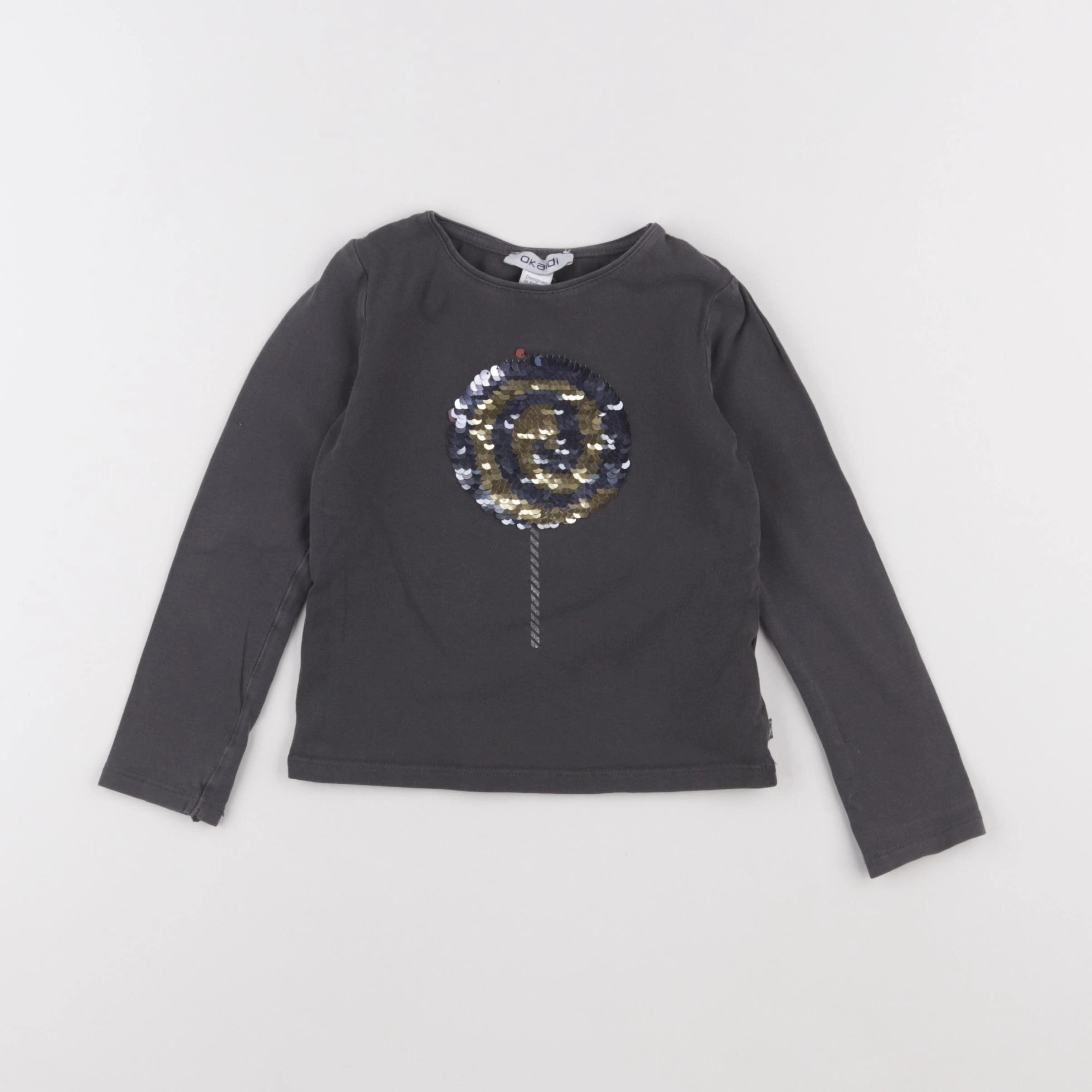 Okaidi - tee-shirt gris - 3 ans