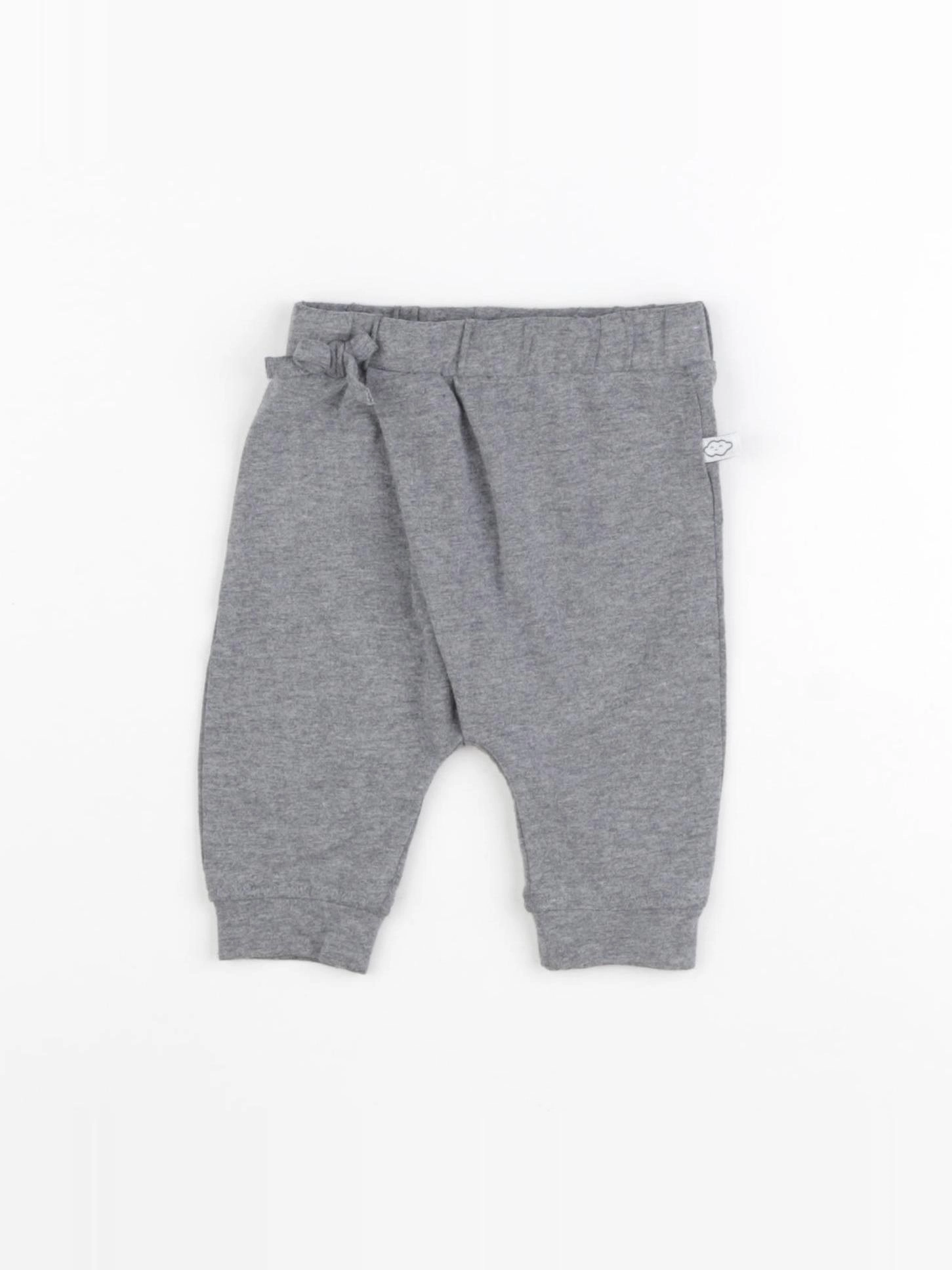 Vertbaudet - pantalon gris - 1 mois