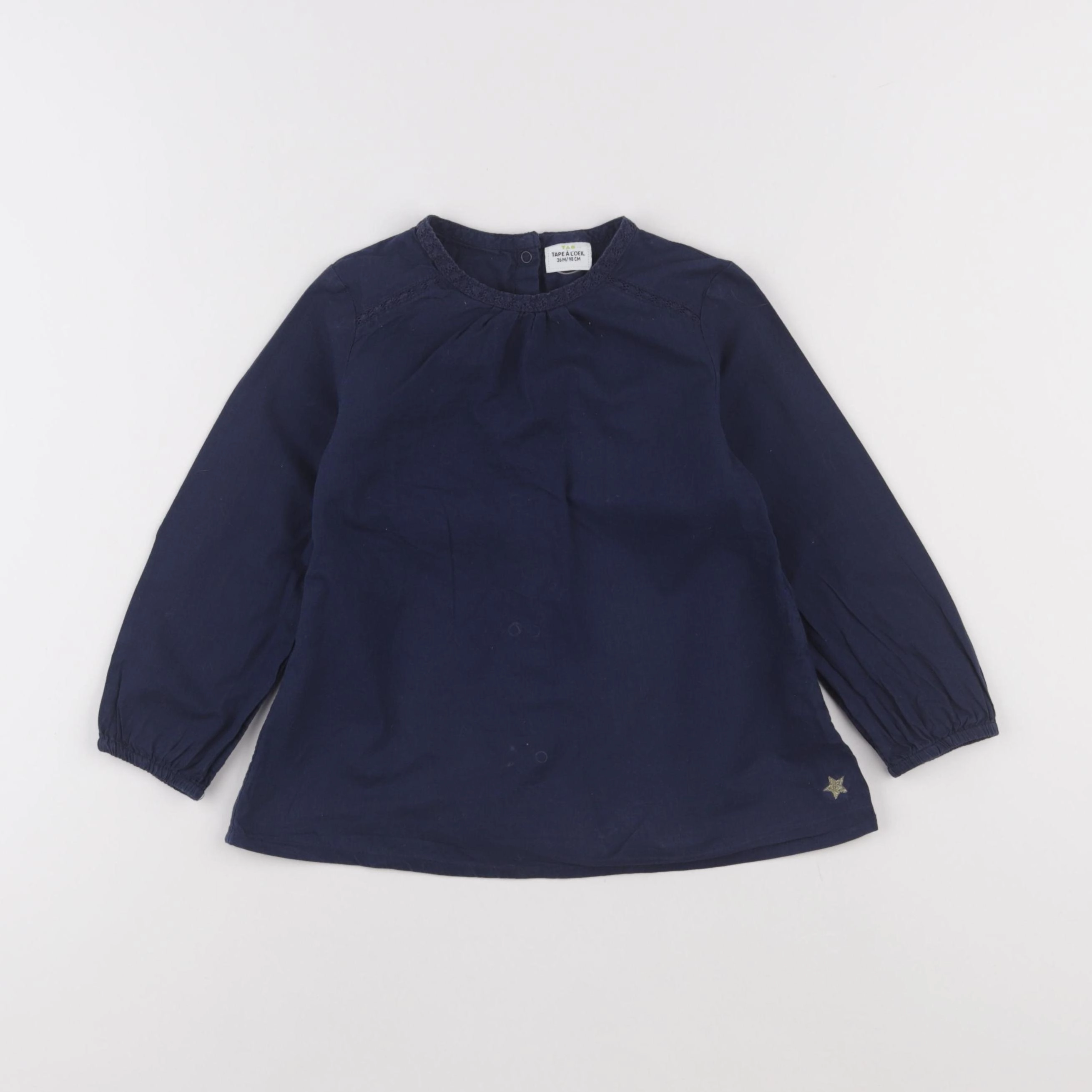 Tape à l'oeil - robe bleu - 36 mois