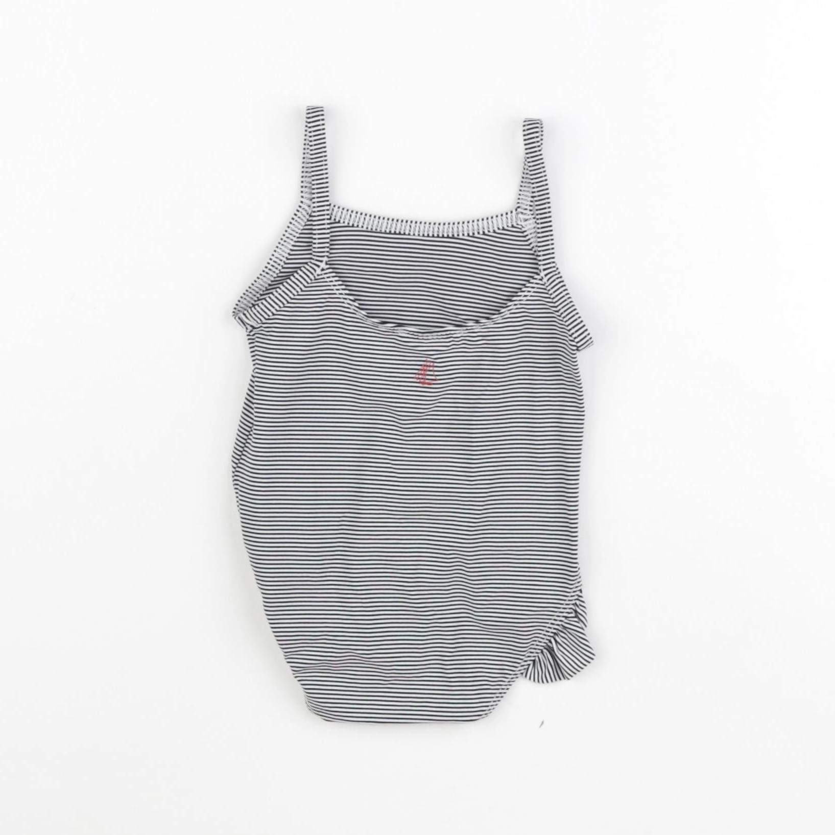 Petit Bateau - maillot de bain blanc, bleu - 6 mois
