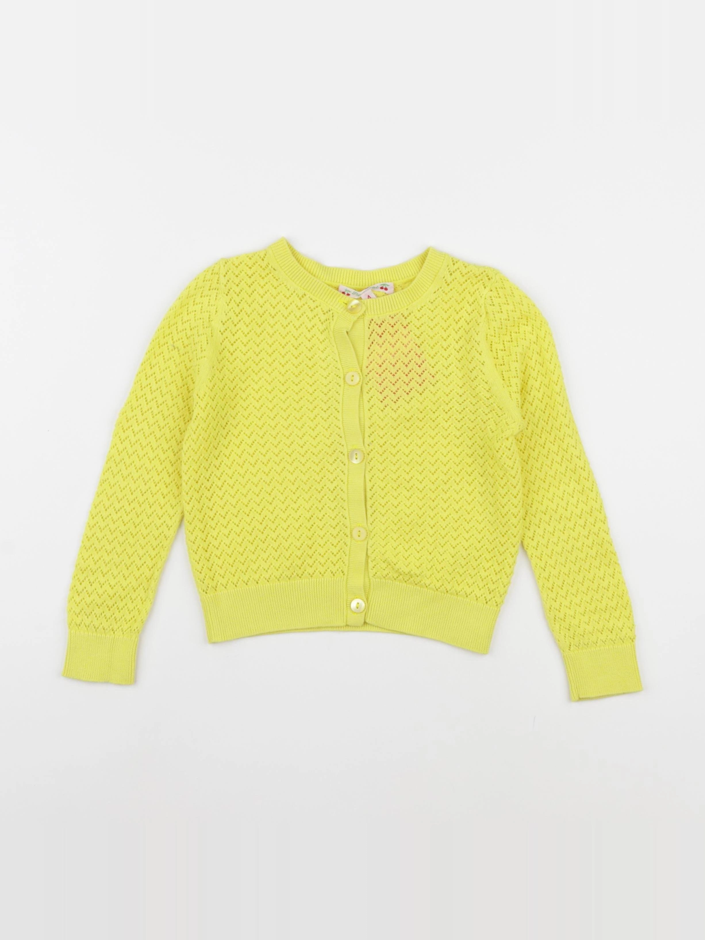 Bonpoint - gilet jaune - 4 ans