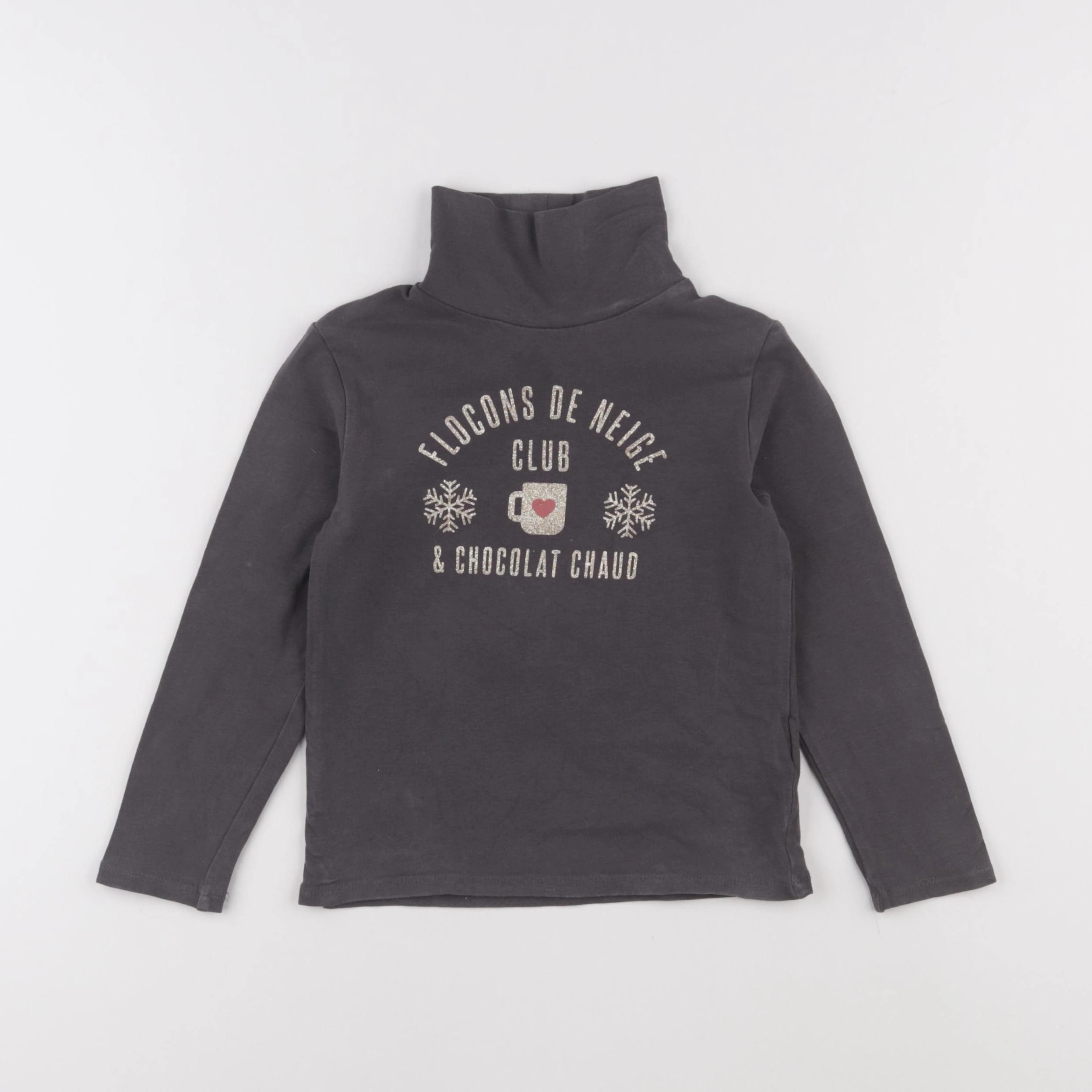 Vertbaudet - sous-pull gris - 5 ans