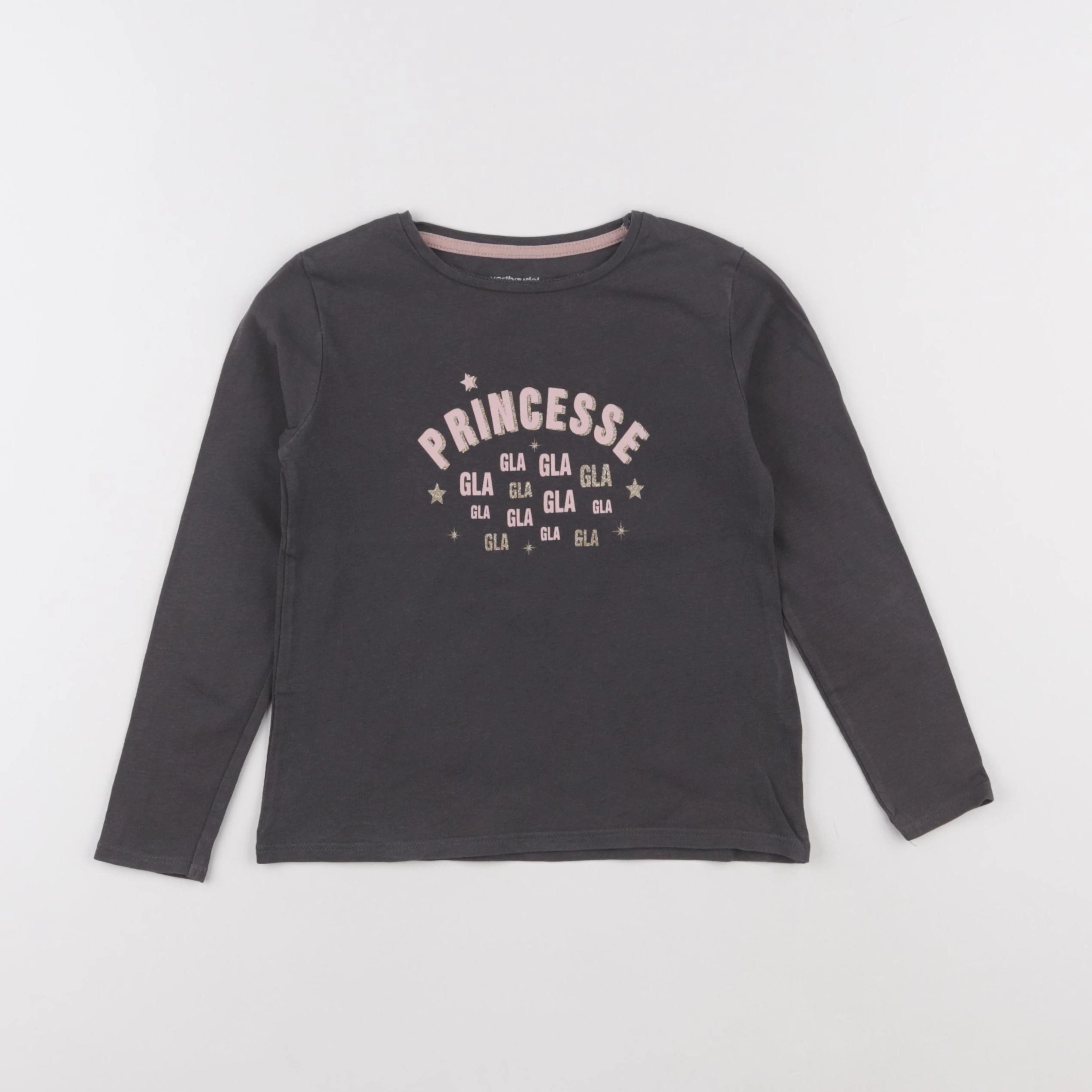 Vertbaudet - tee-shirt gris - 5 ans
