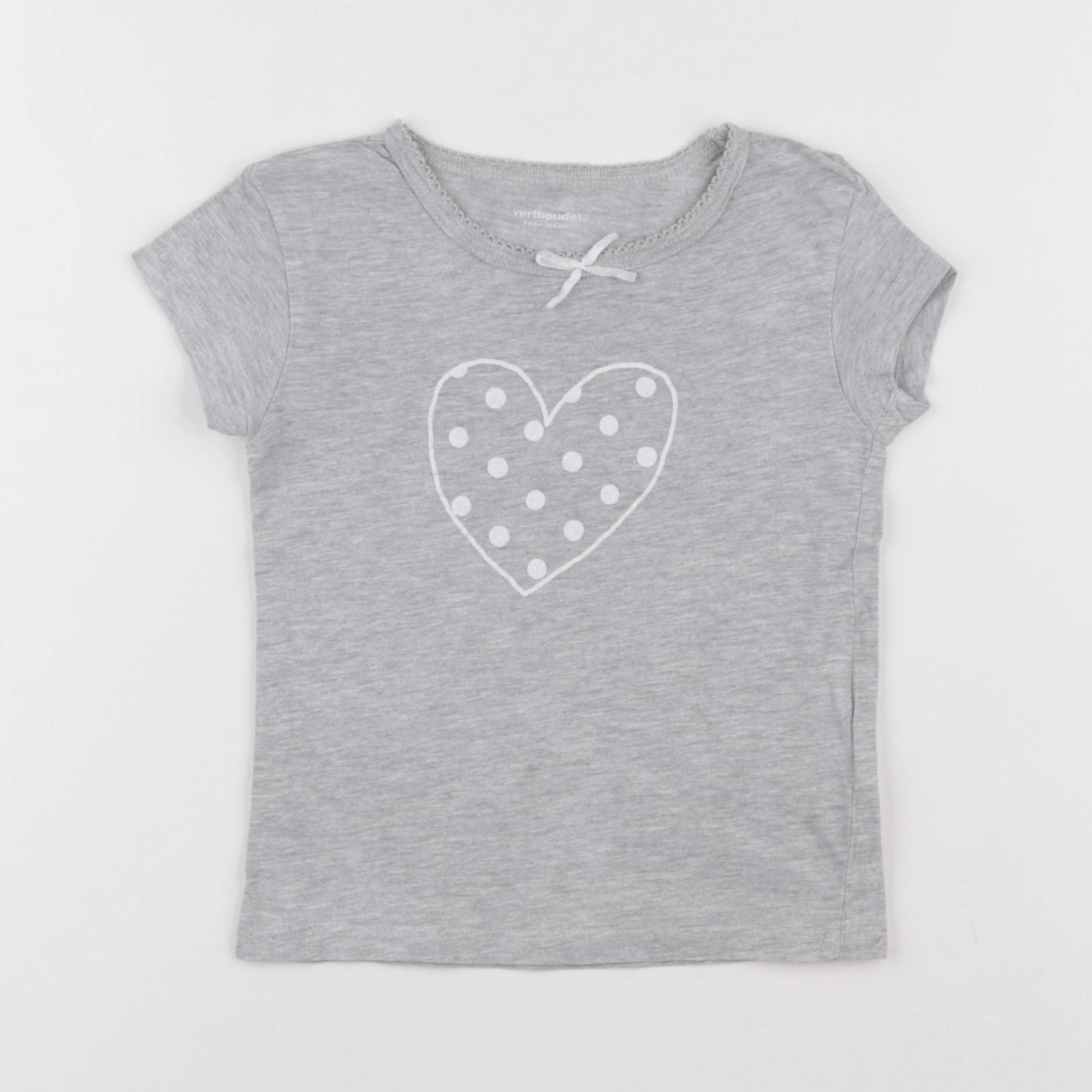 Vertbaudet - maillot de corps gris - 5 ans