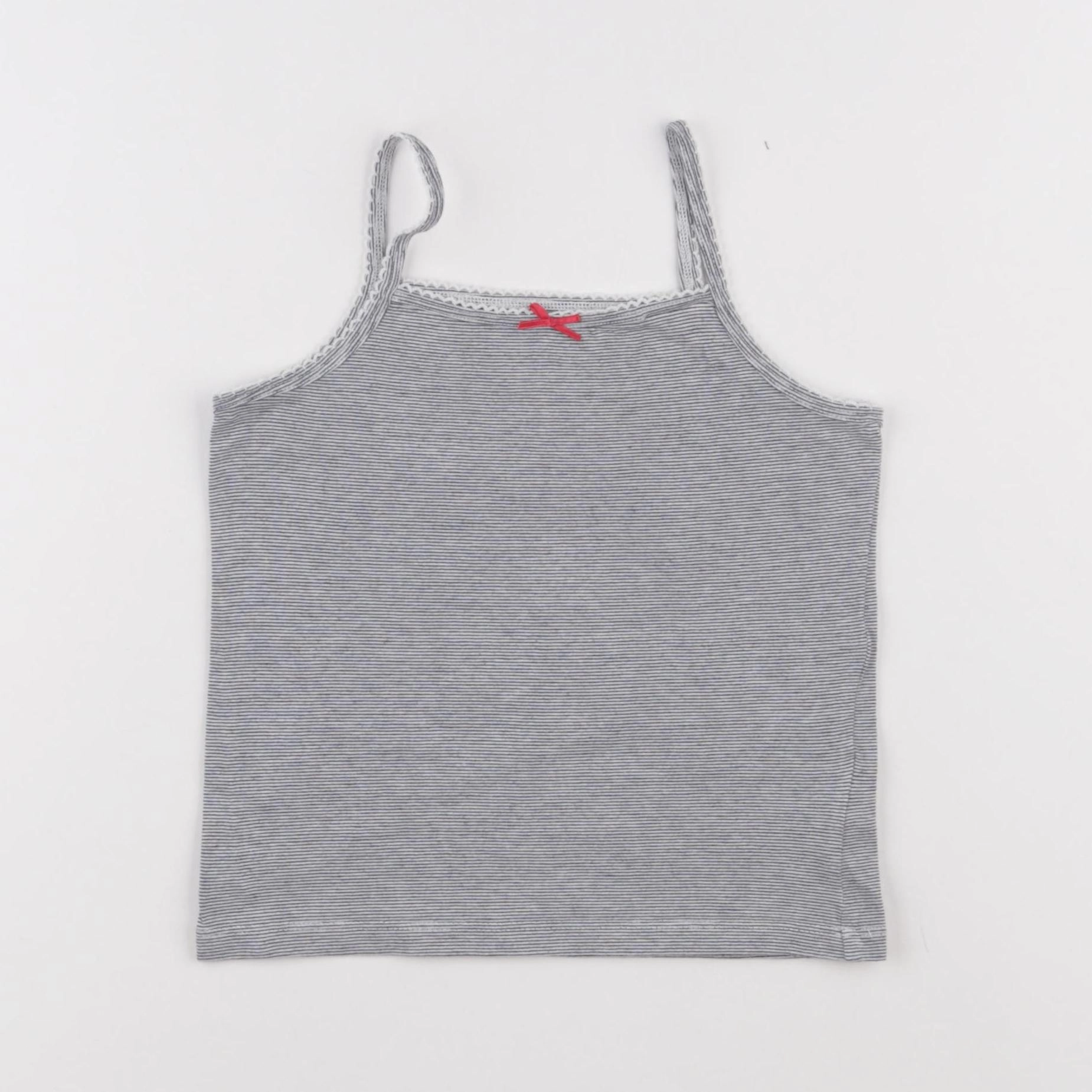 Vertbaudet - maillot de corps bleu, blanc - 5 ans