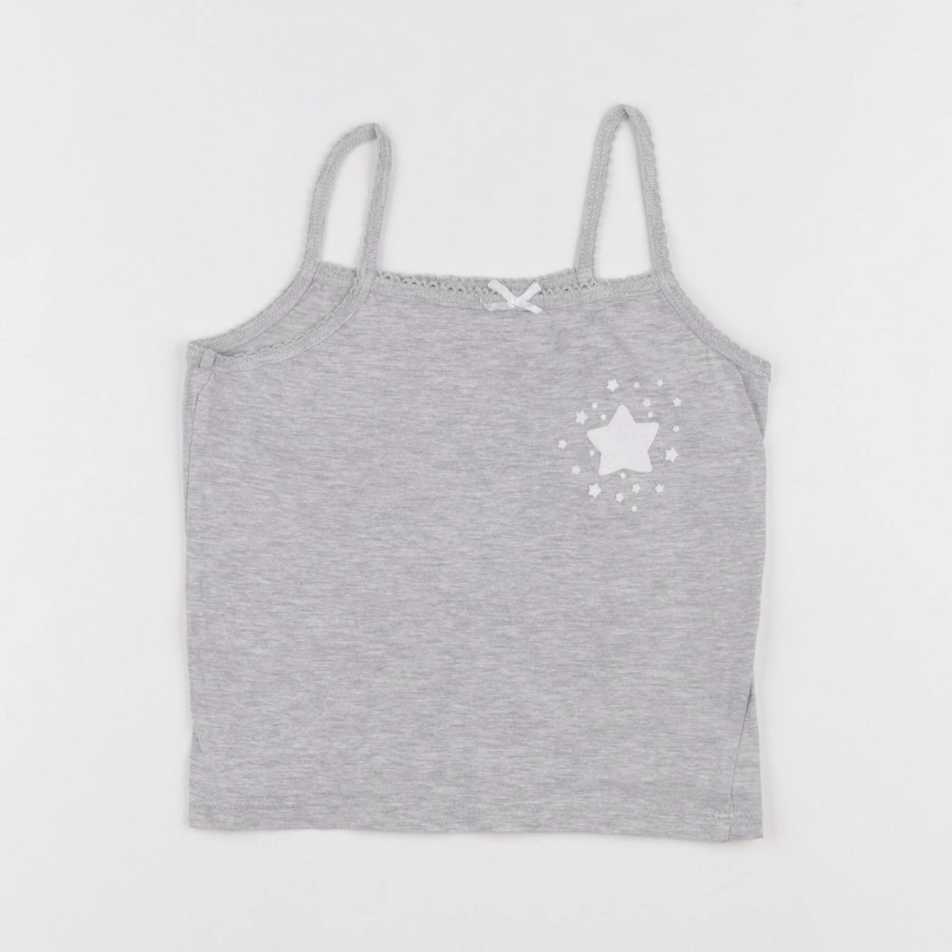 Vertbaudet - maillot de corps gris - 5 ans