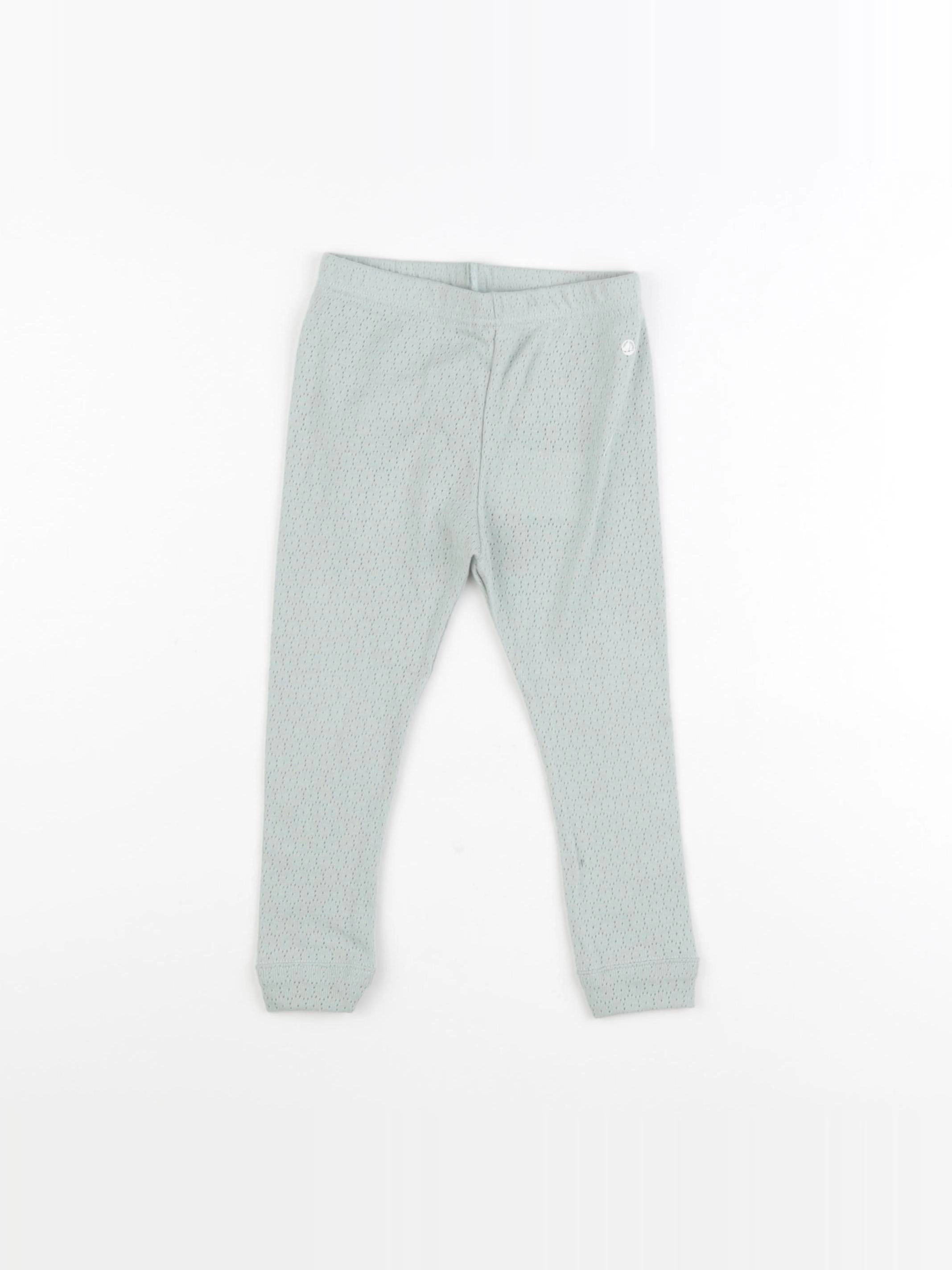Petit Bateau - legging vert - 6 mois