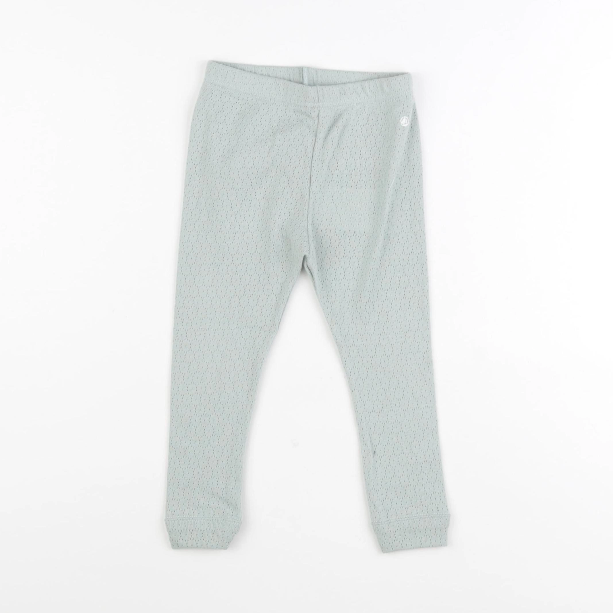 Petit Bateau - legging vert - 6 mois