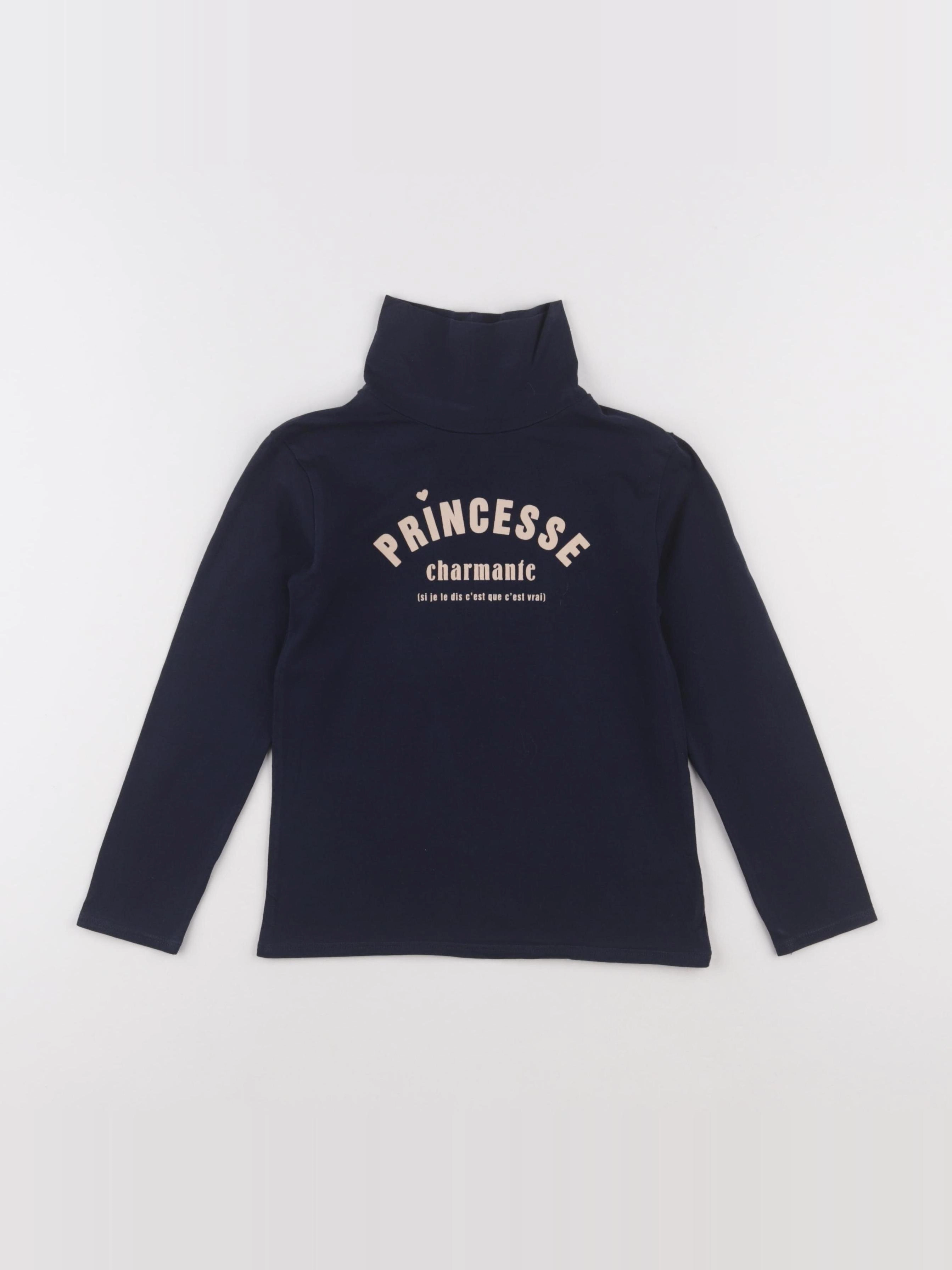 Vertbaudet - sous-pull bleu - 5 ans