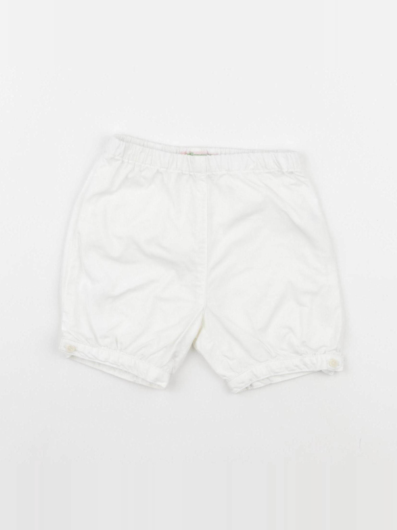 Bonpoint - short blanc - 6 mois