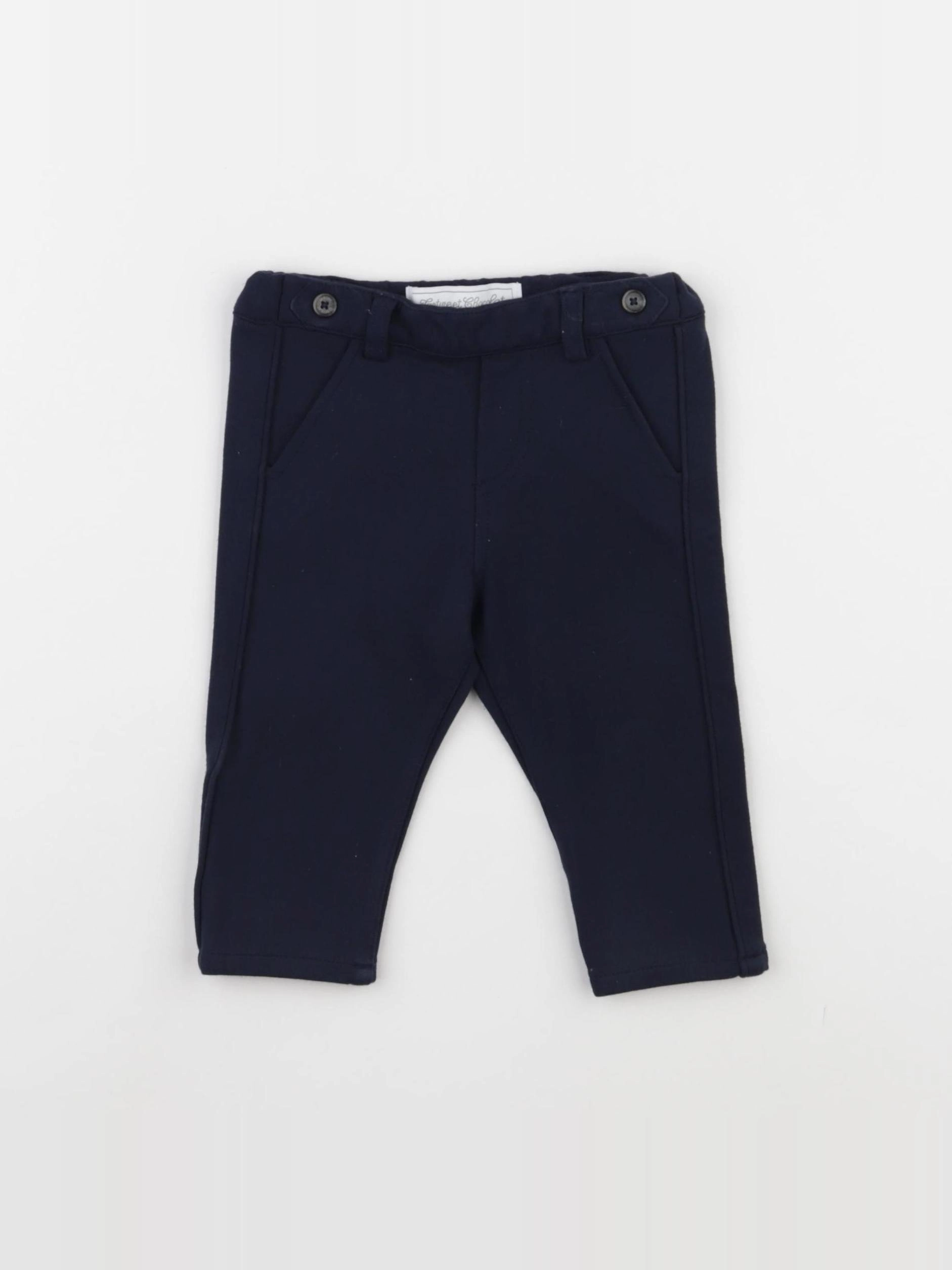 Tartine & Chocolat - pantalon bleu - 6 mois