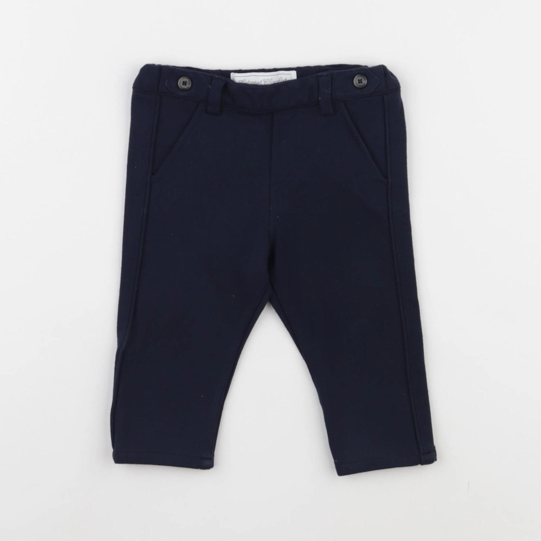 Tartine & Chocolat - pantalon bleu - 6 mois
