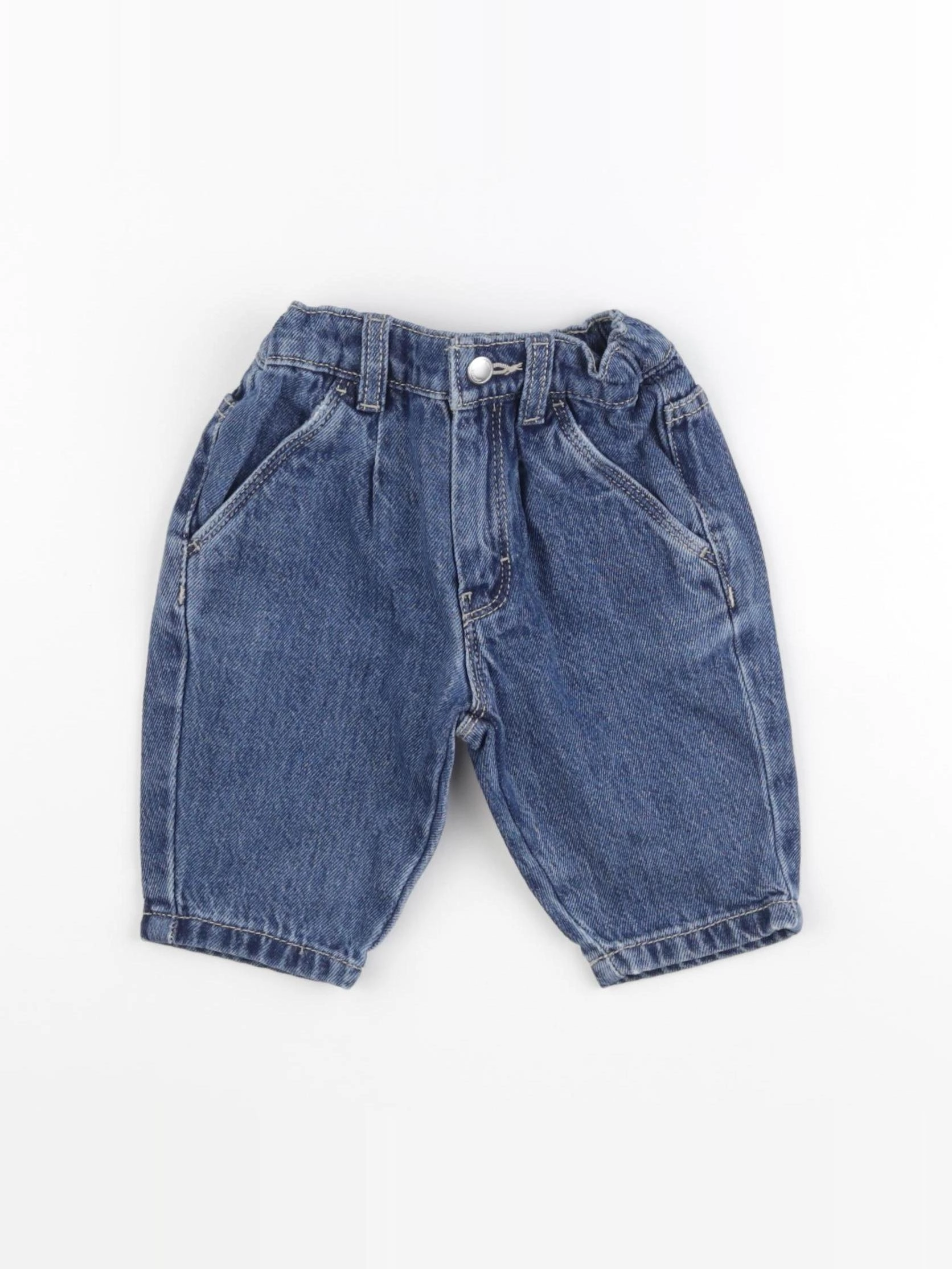 Petit Bateau - jean bleu - 6 mois