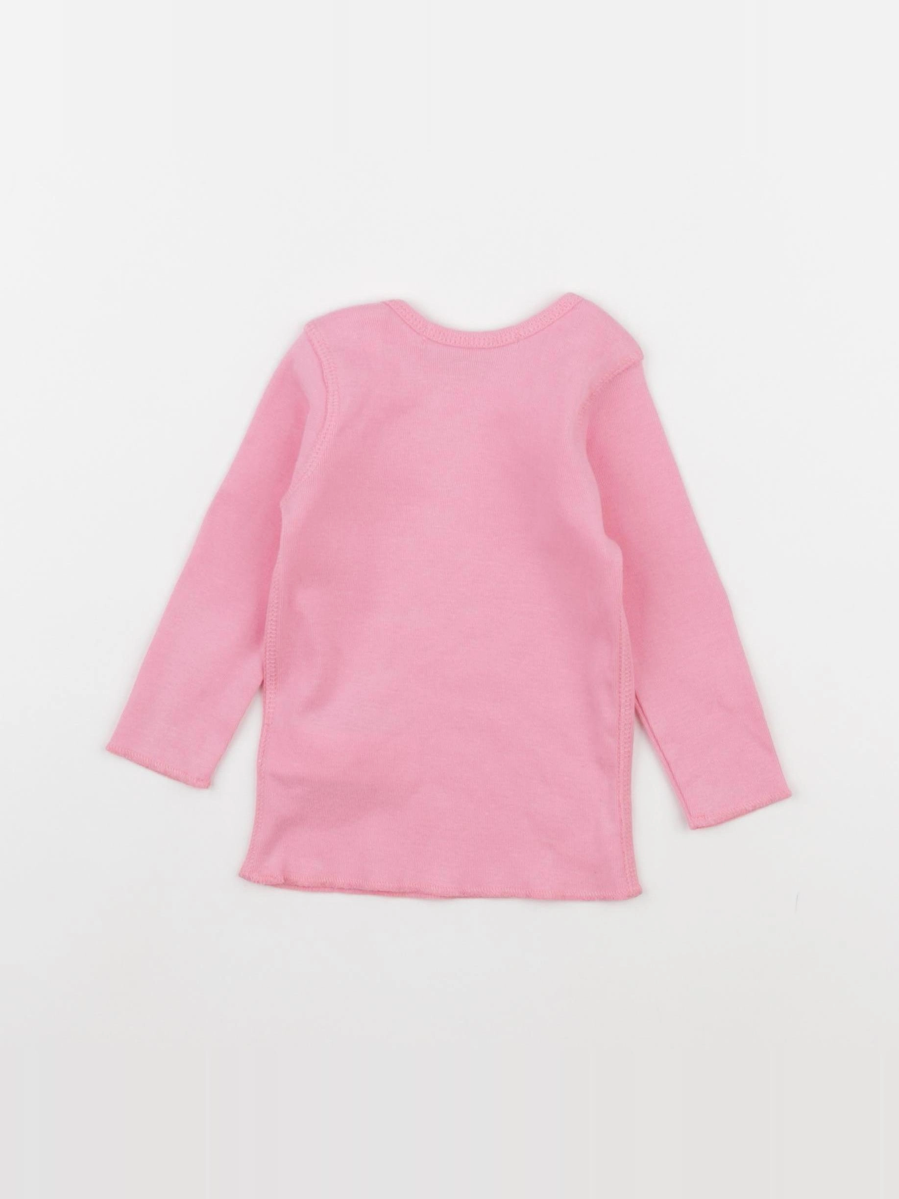 Bonpoint - maillot de corps rose - 6 mois