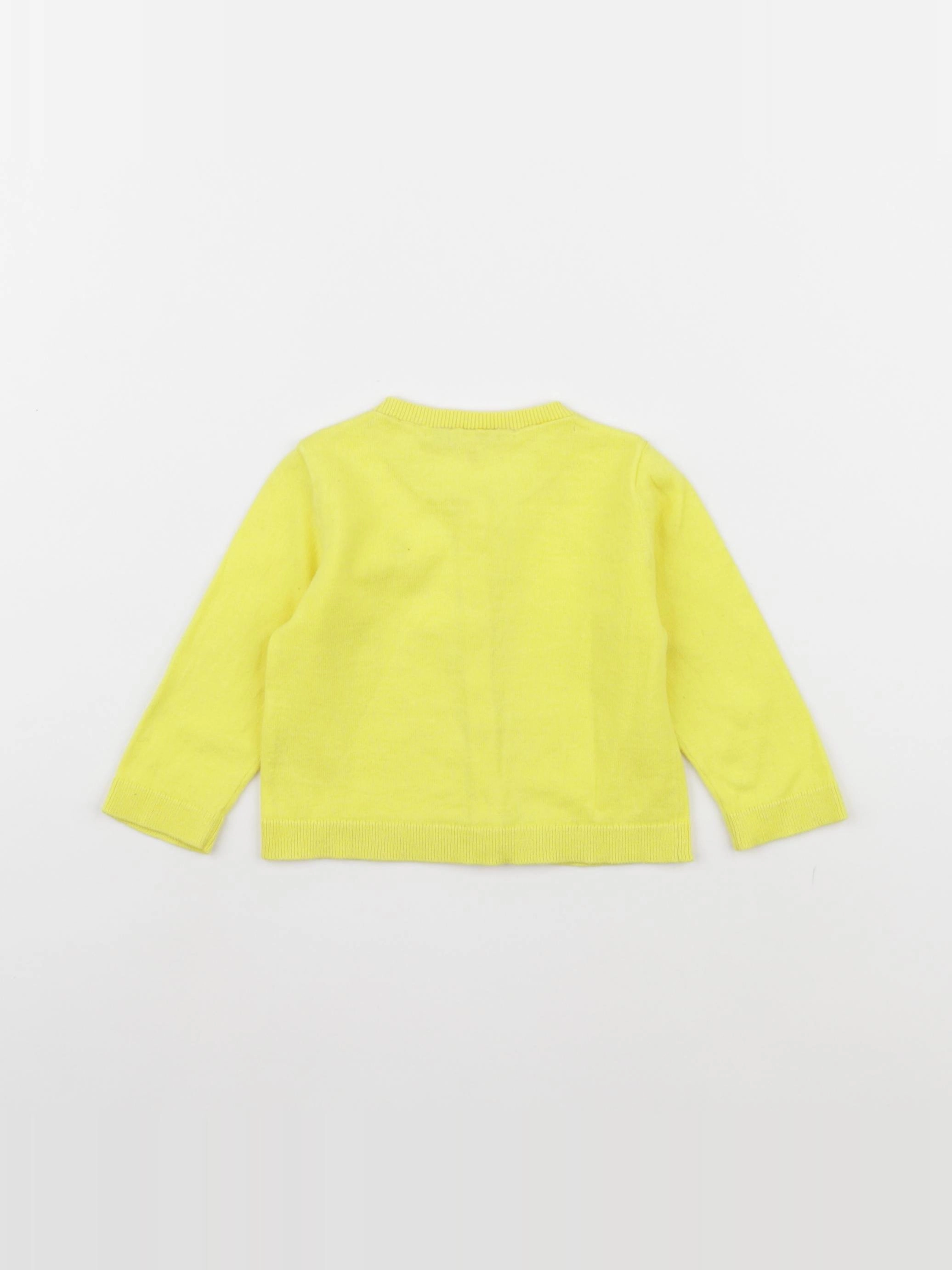 Bonpoint - gilet jaune - 6 mois