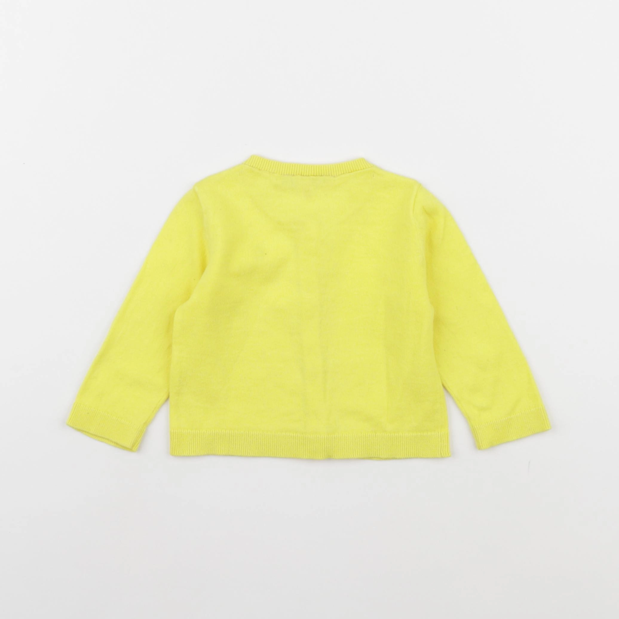 Bonpoint - gilet jaune - 6 mois