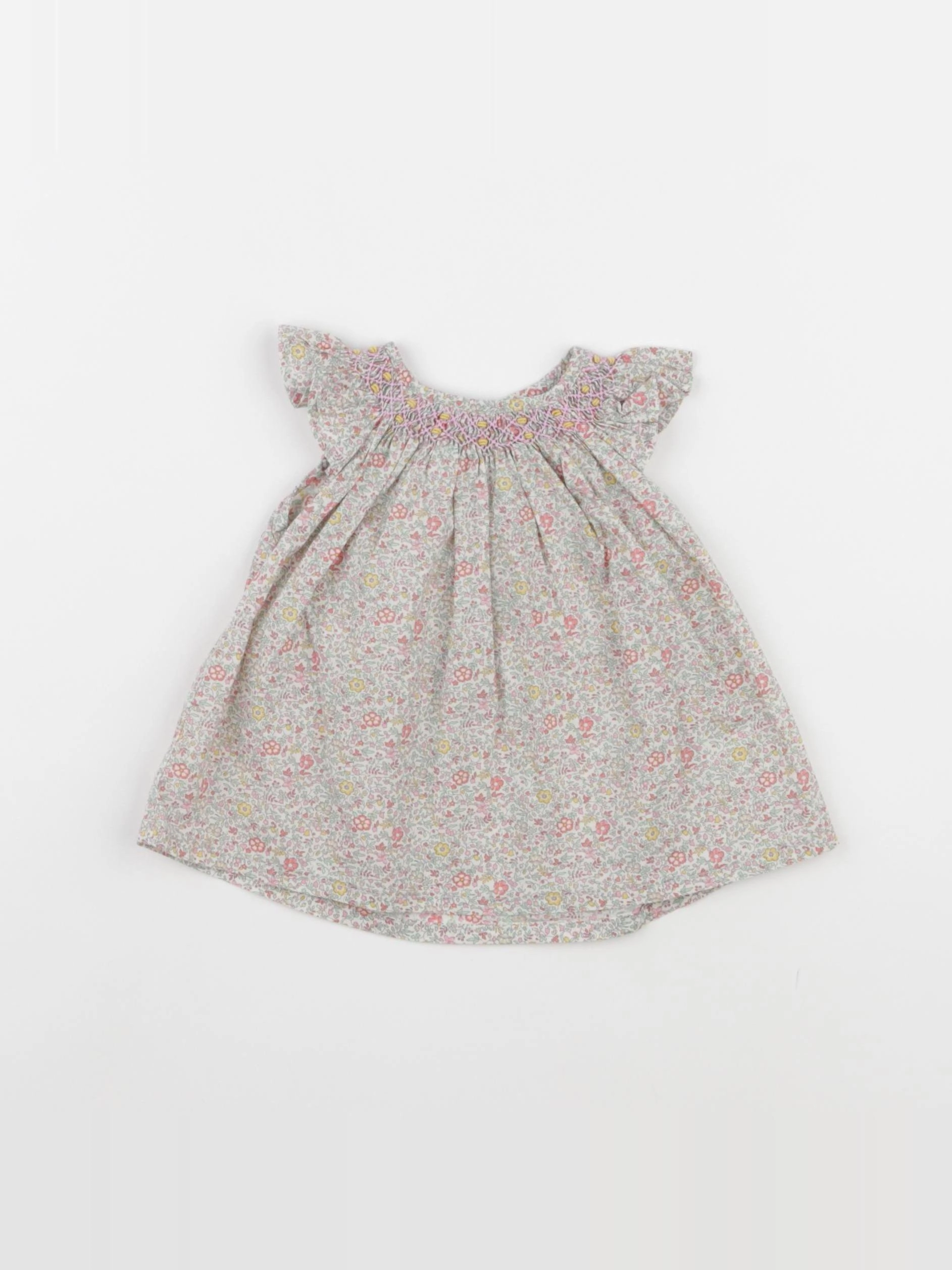 Acanthe - blouse multicolore - 6 mois