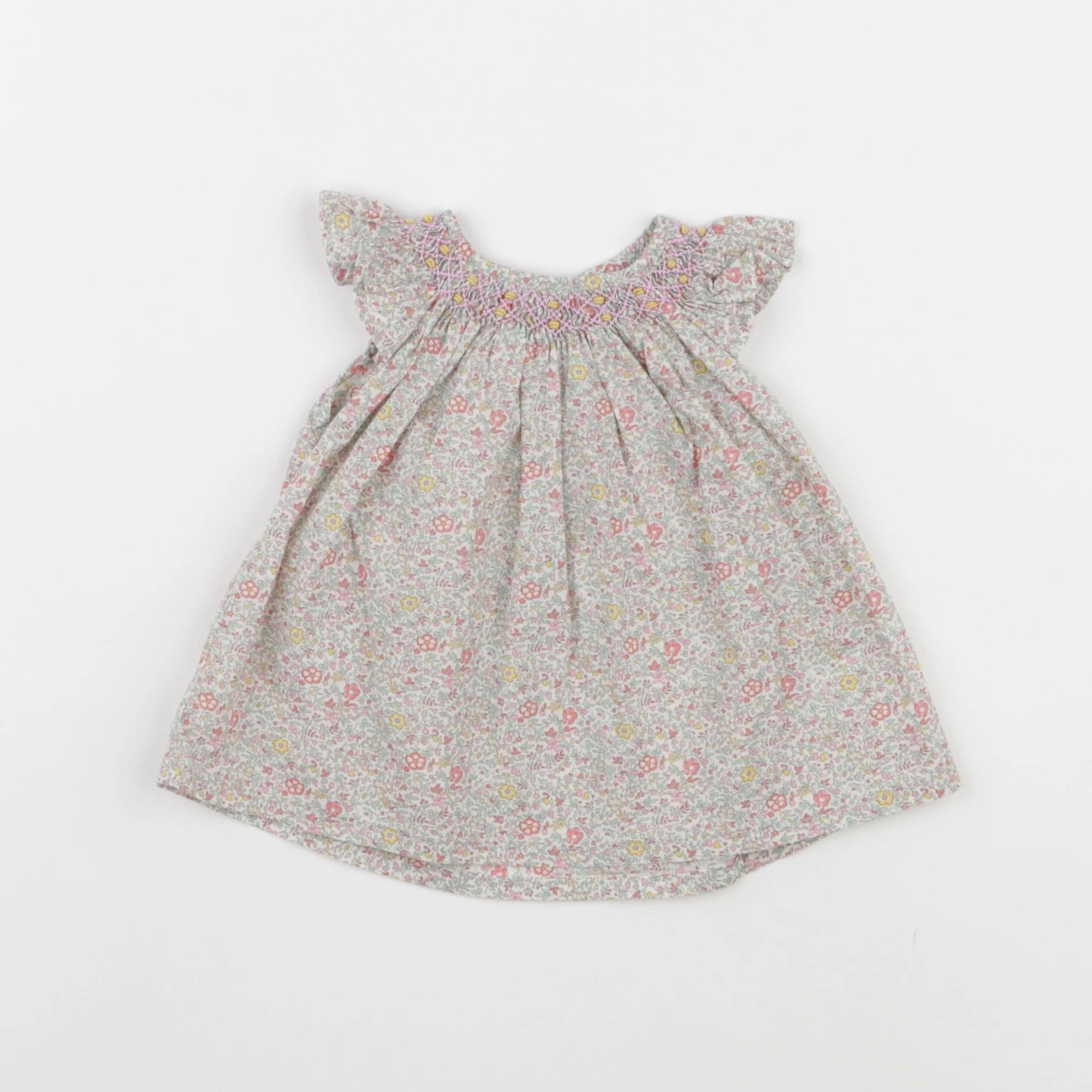 Acanthe - blouse multicolore - 6 mois
