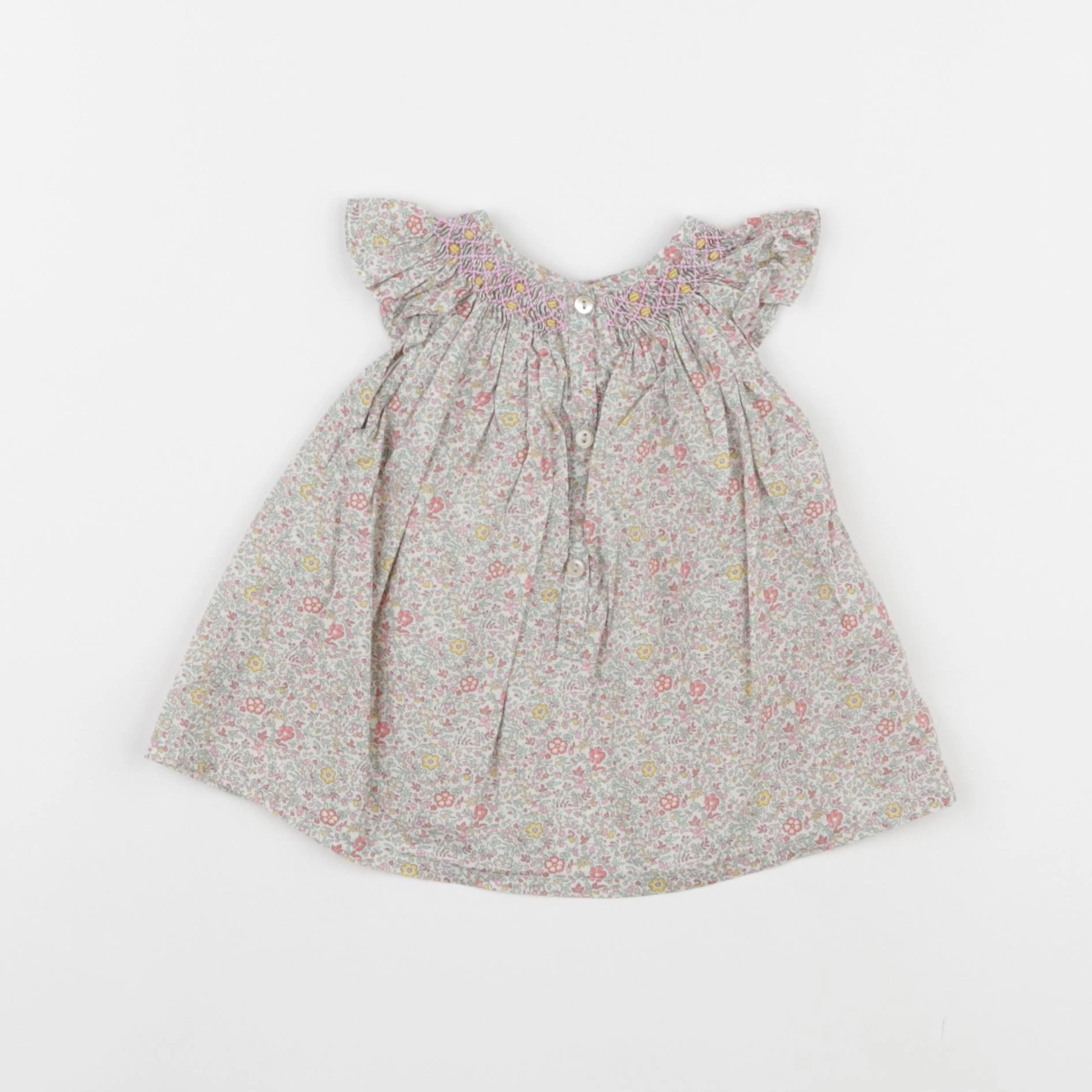 Acanthe - blouse multicolore - 6 mois