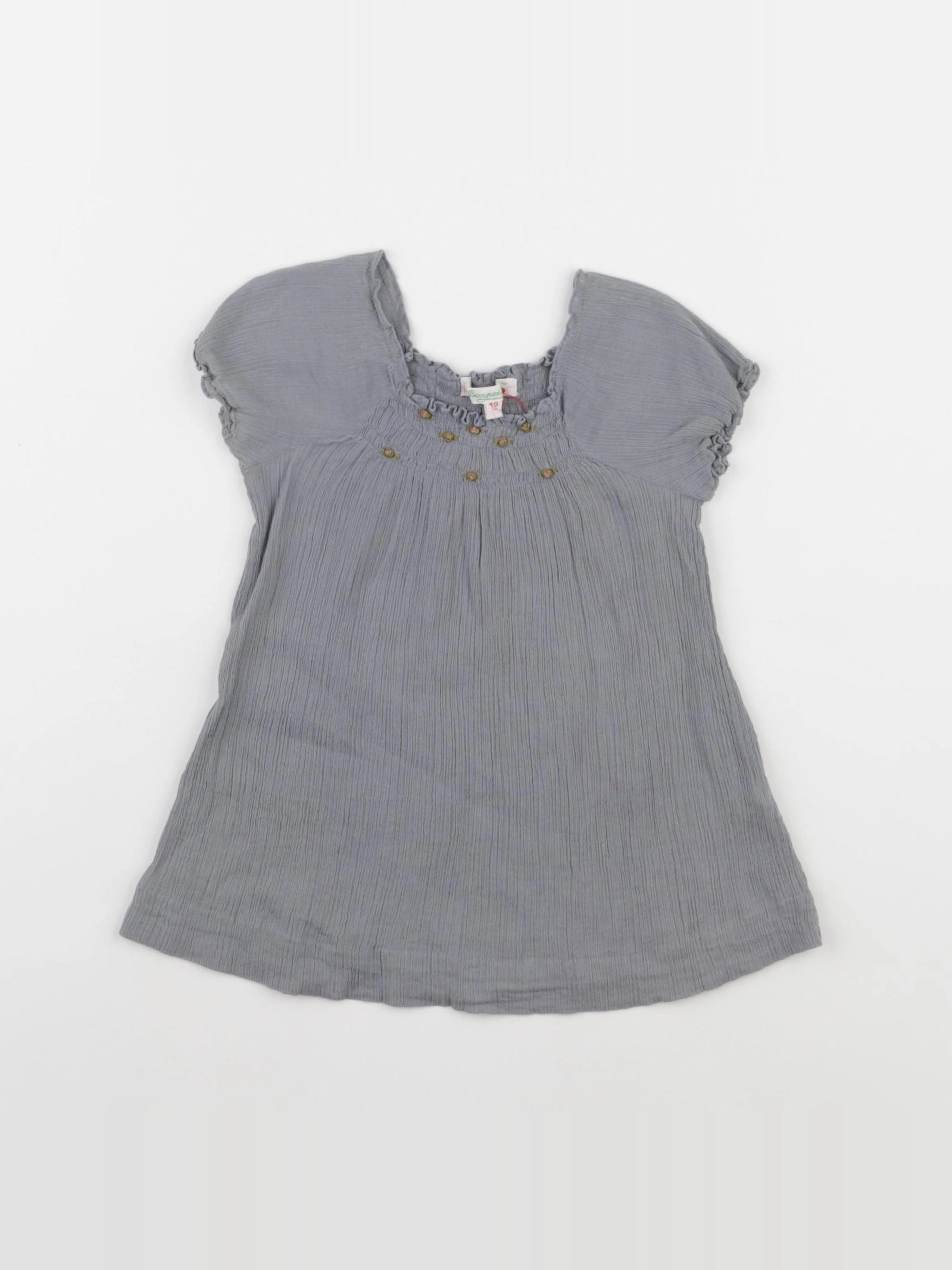 Bonpoint - robe gris - 12 mois
