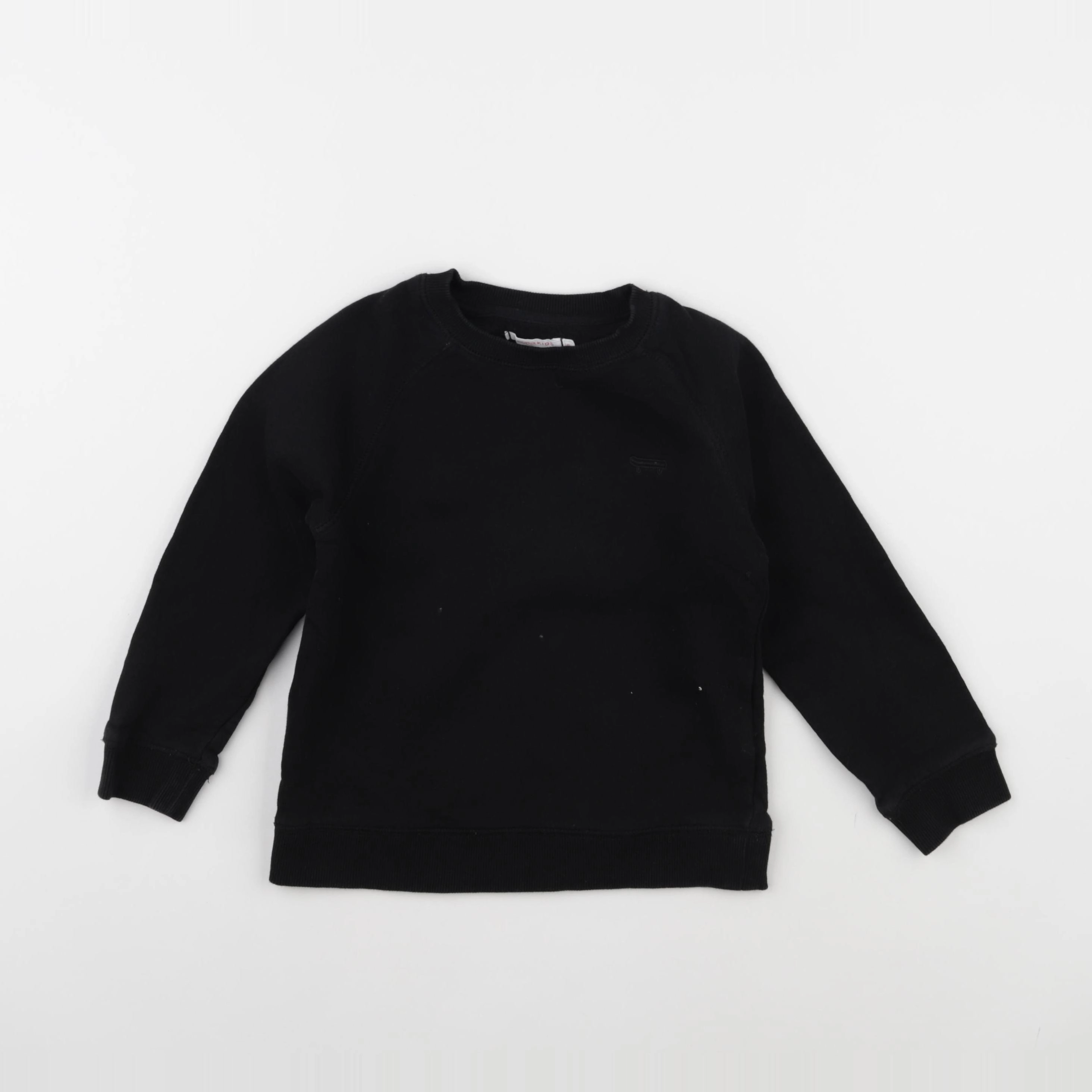 Monoprix - sweat noir - 6 ans